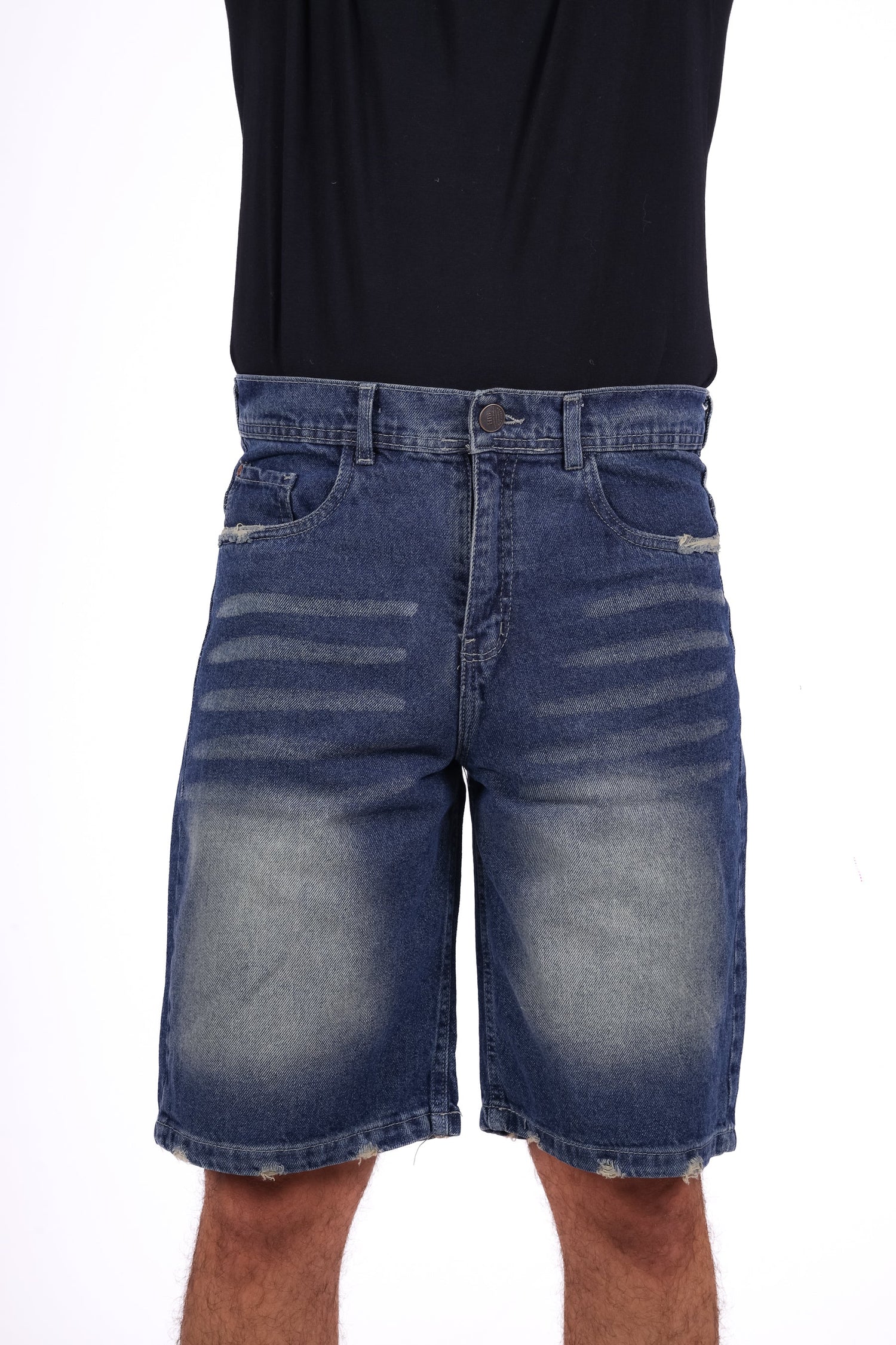 Unfinished Jeans Short