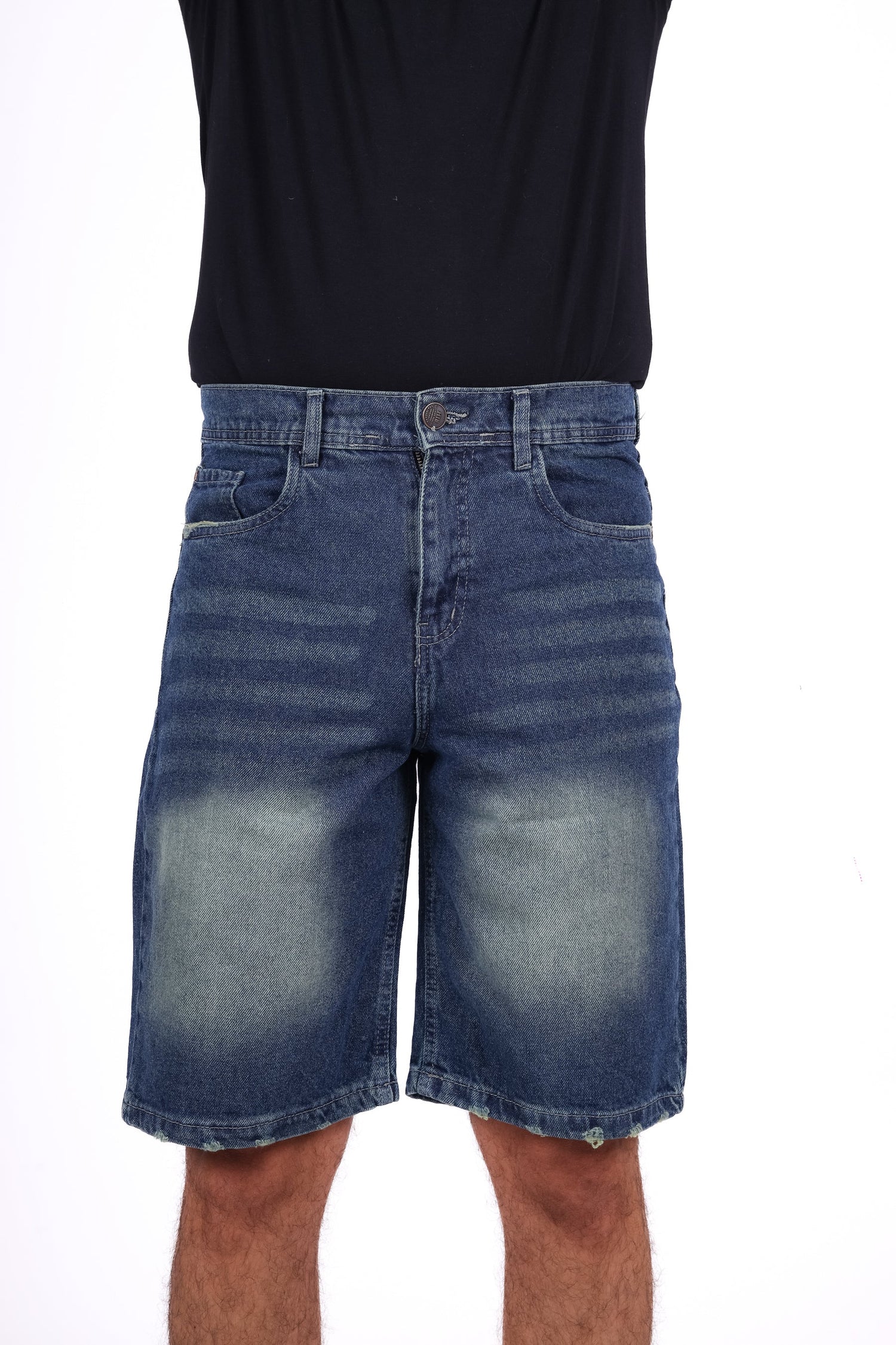 Unfinished Jeans Short