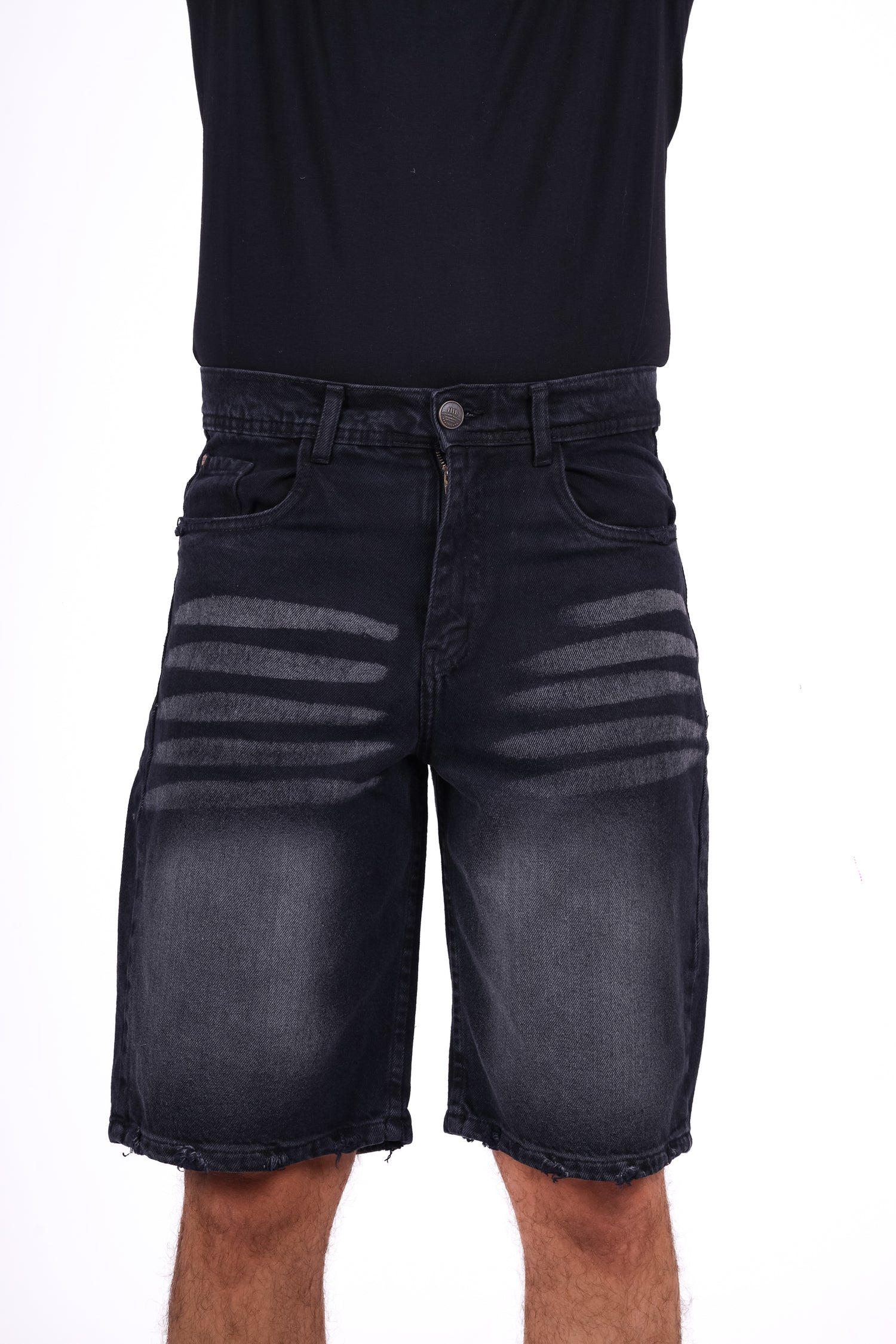 Unfinished Jeans Short