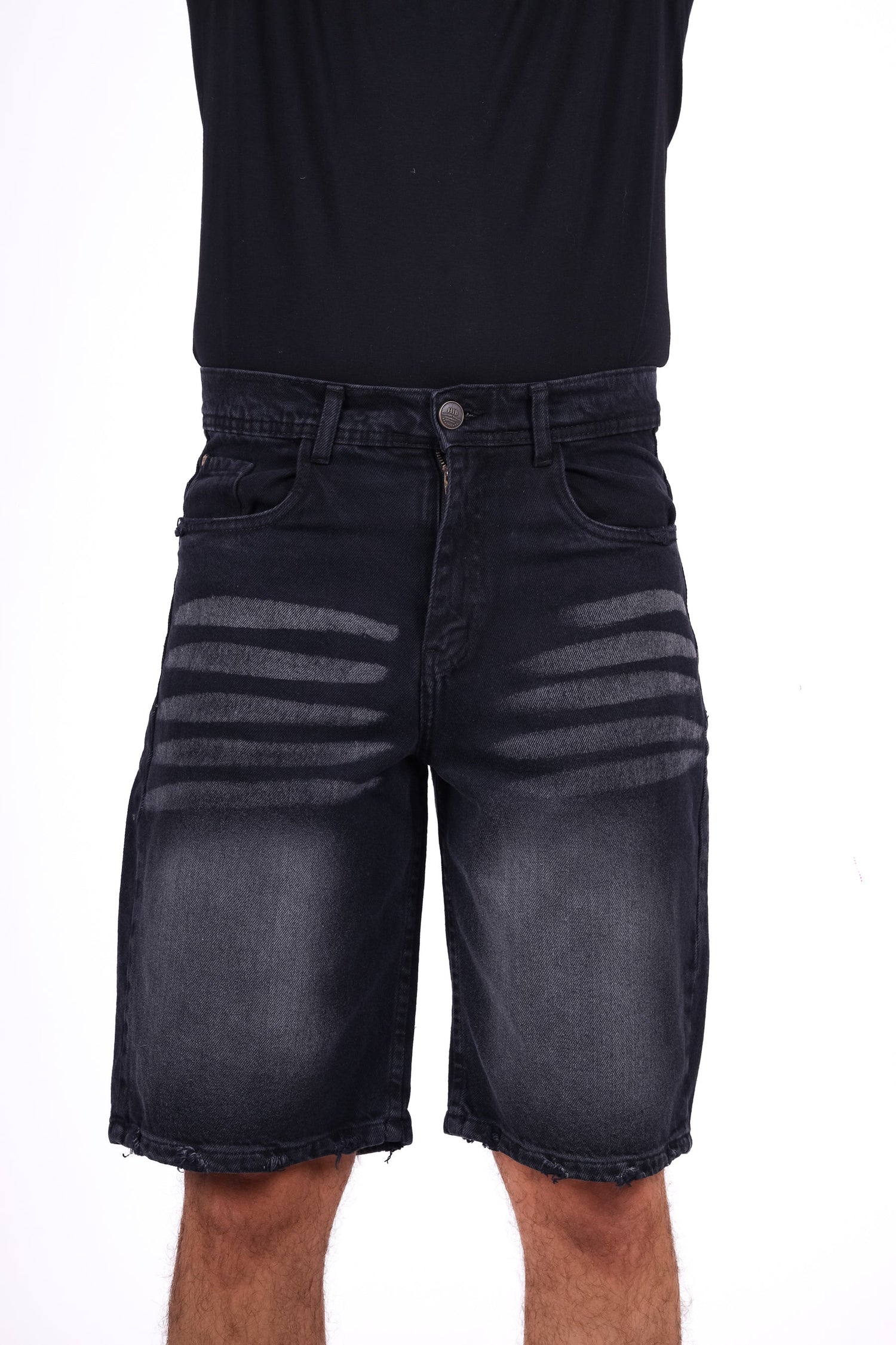 Unfinished Jeans Short