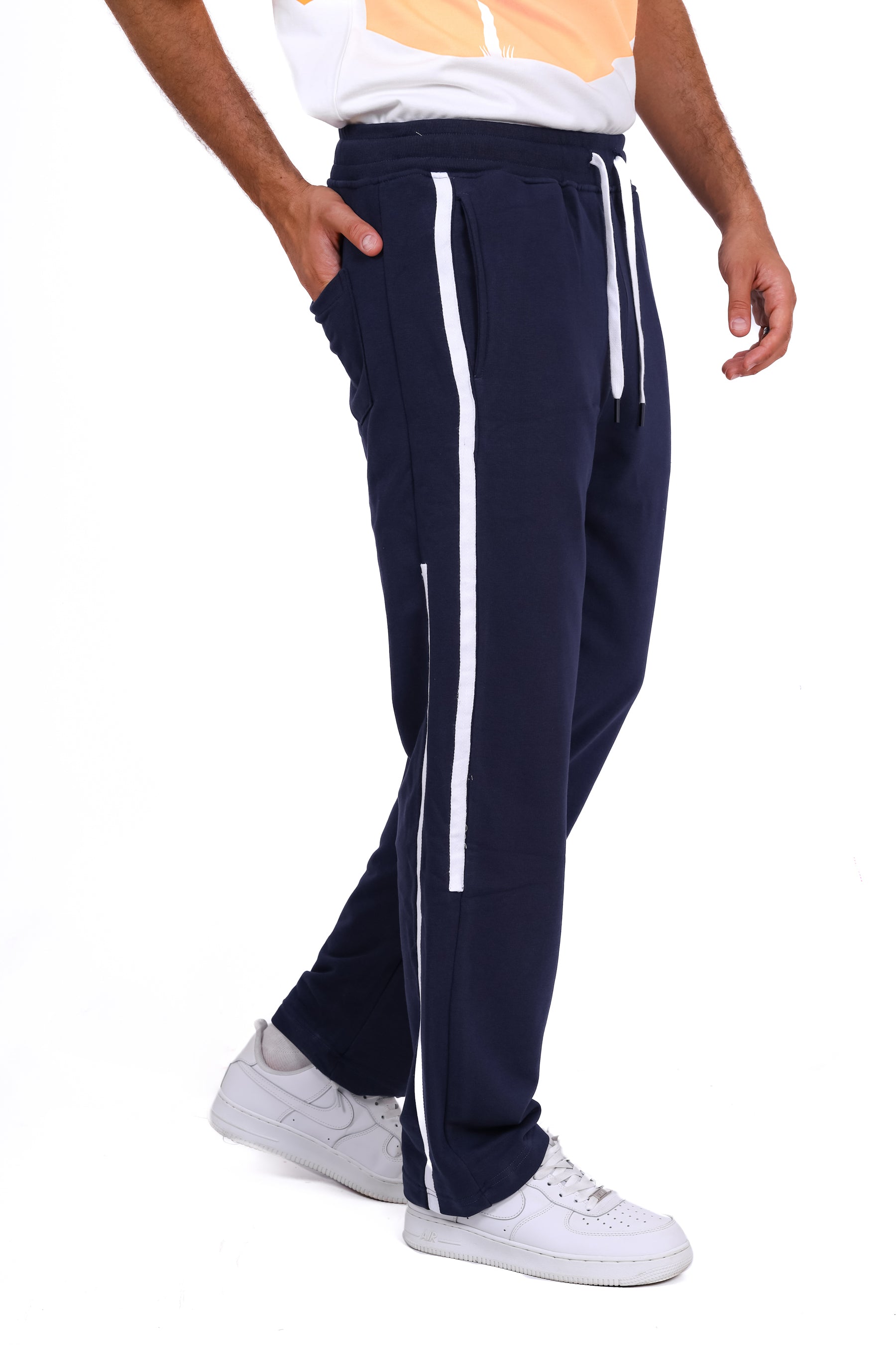 Wide Leg Milton Line Sweatpant
