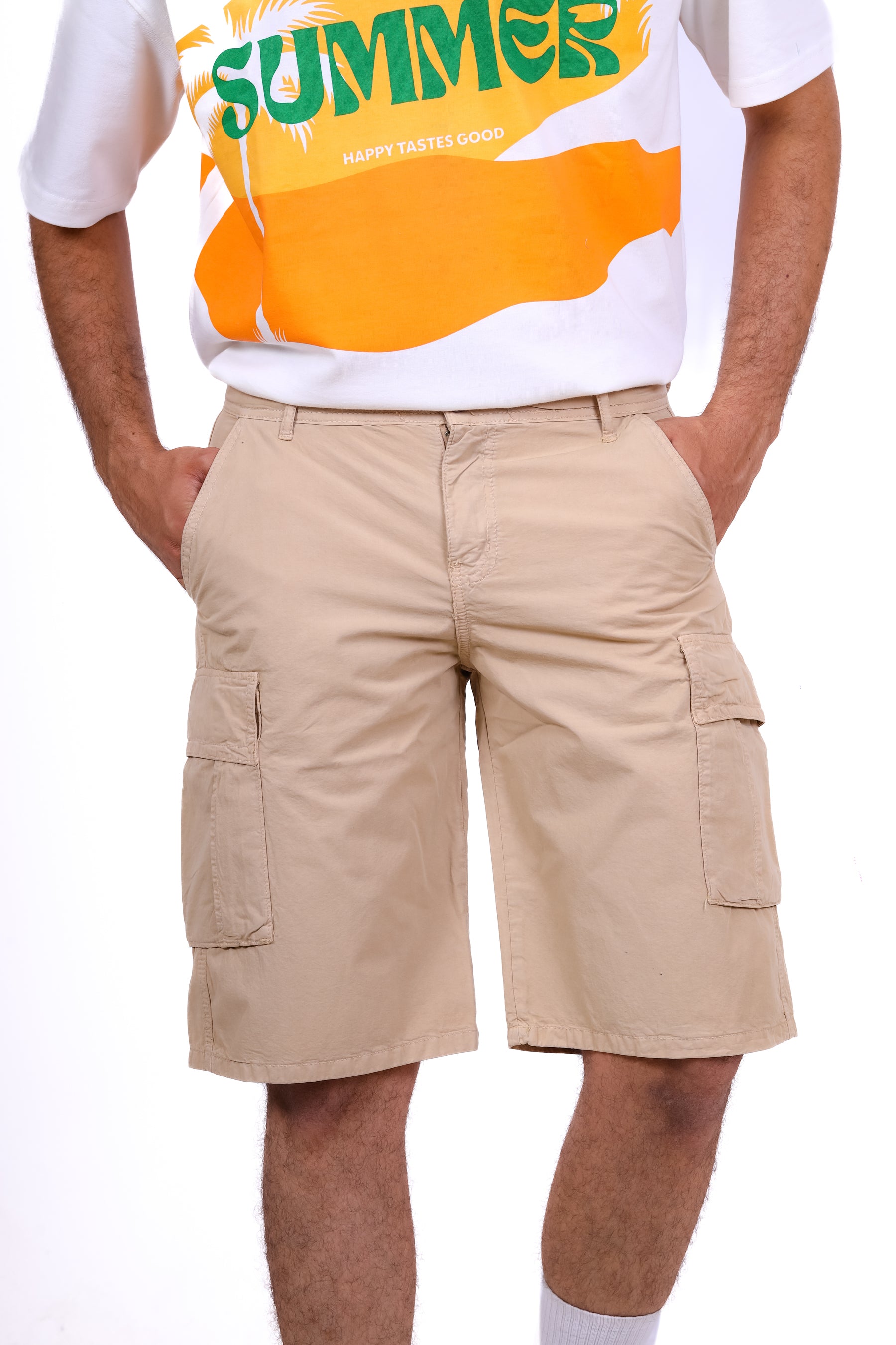 Gabardine Cargo Short
