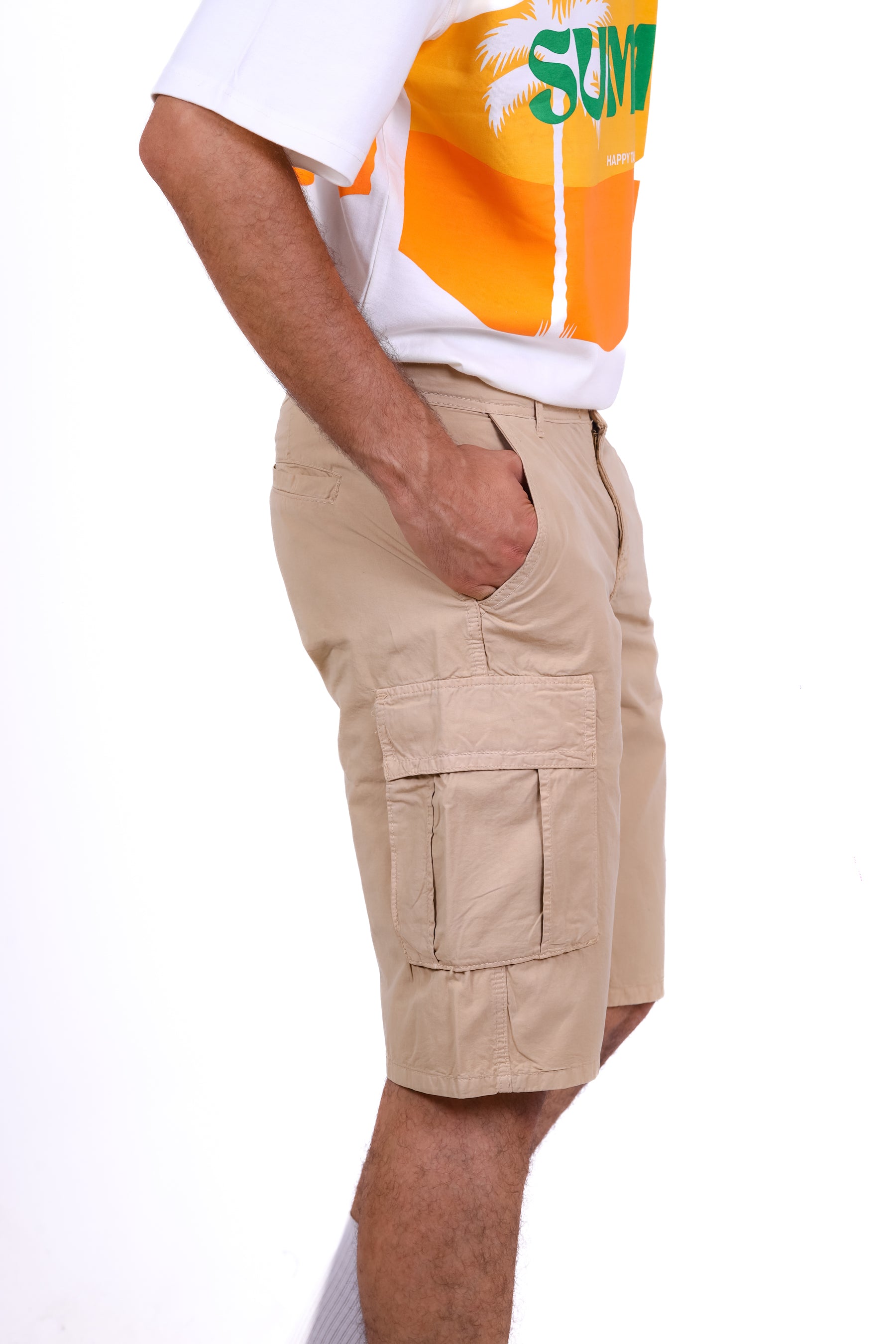 Gabardine Cargo Short