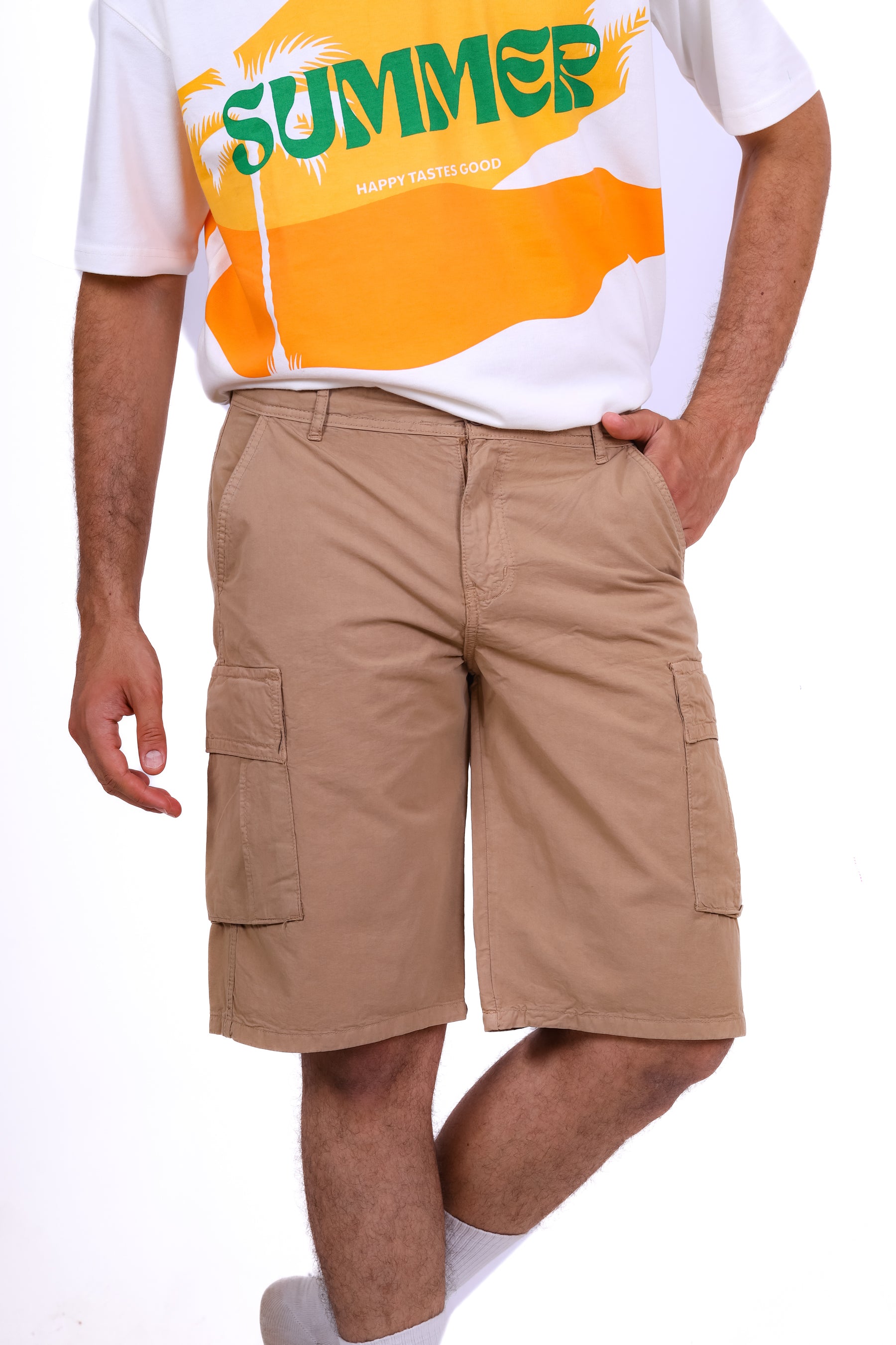 Gabardine Cargo Short