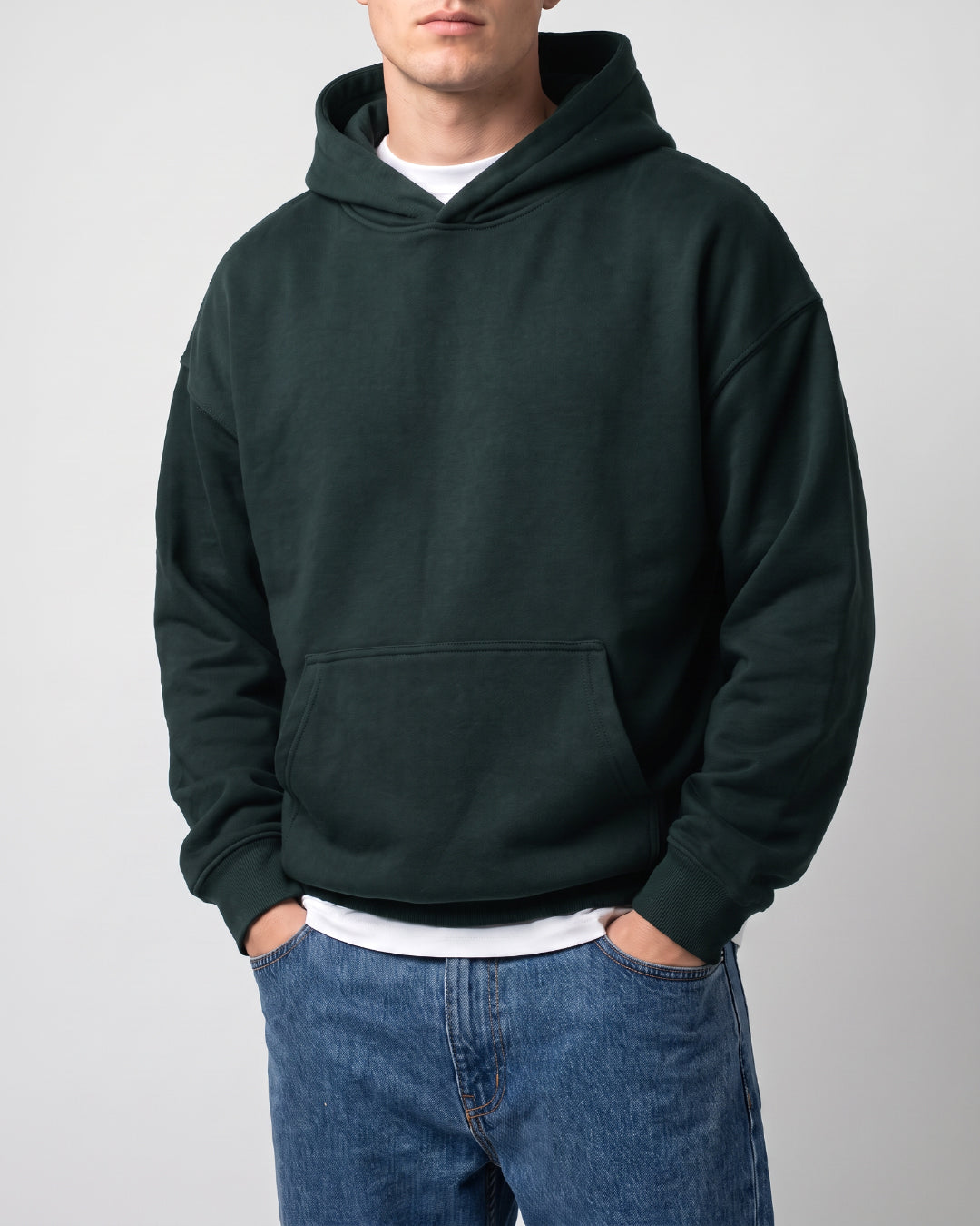 Milton Basic Hoodie Olive - SUTRA - Front