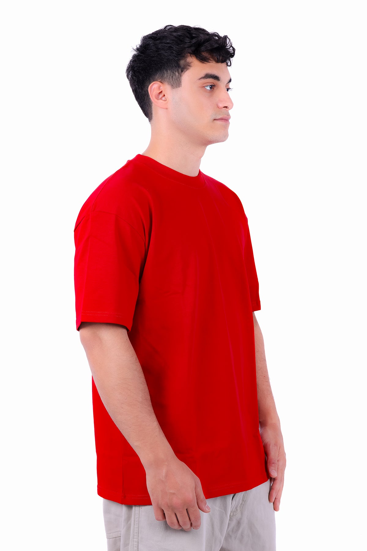 Over Size Polivar Cotton Basic T_Shirt