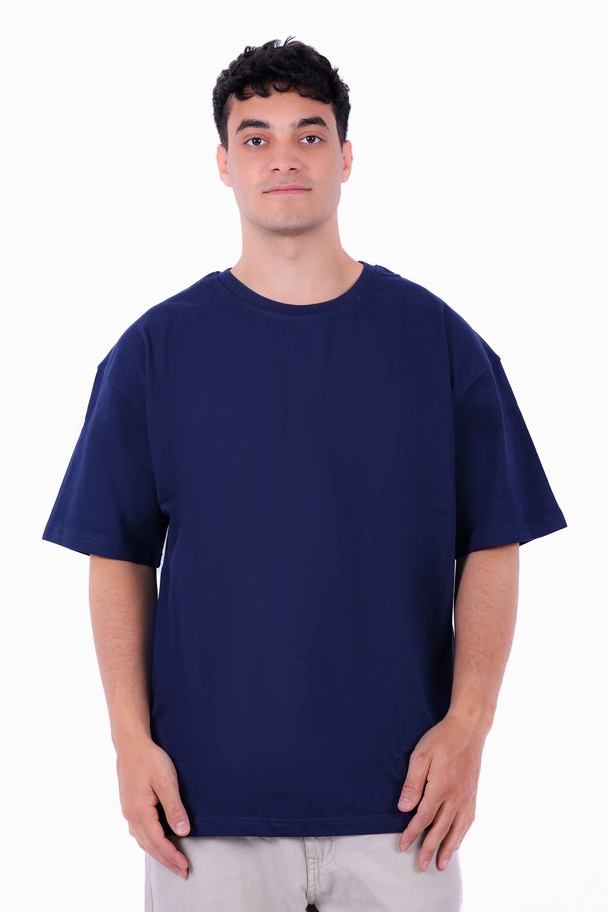 Over Size Polivar Cotton Basic T_Shirt
