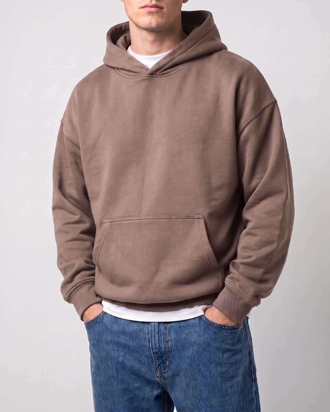 Milton Basic Hoodie Camel - SUTRA - Front