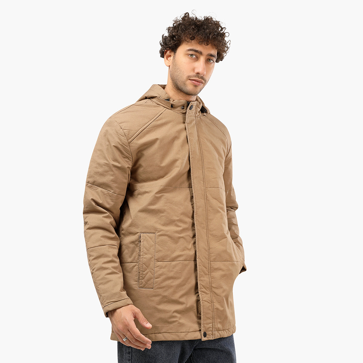 Gabardine Soft Long Jacket