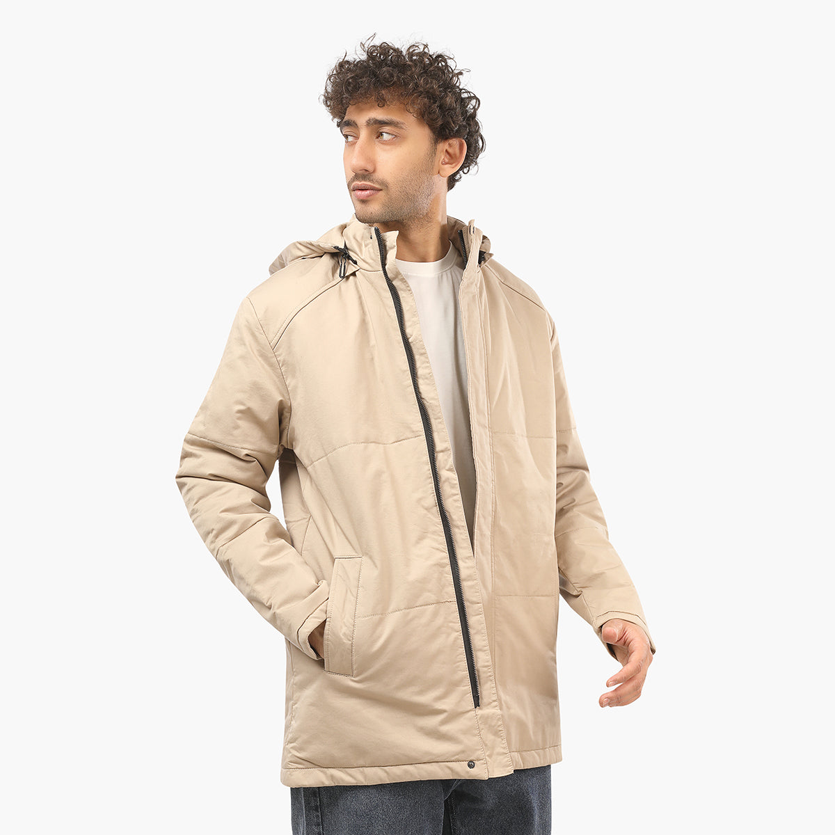 Gabardine Soft Long Jacket