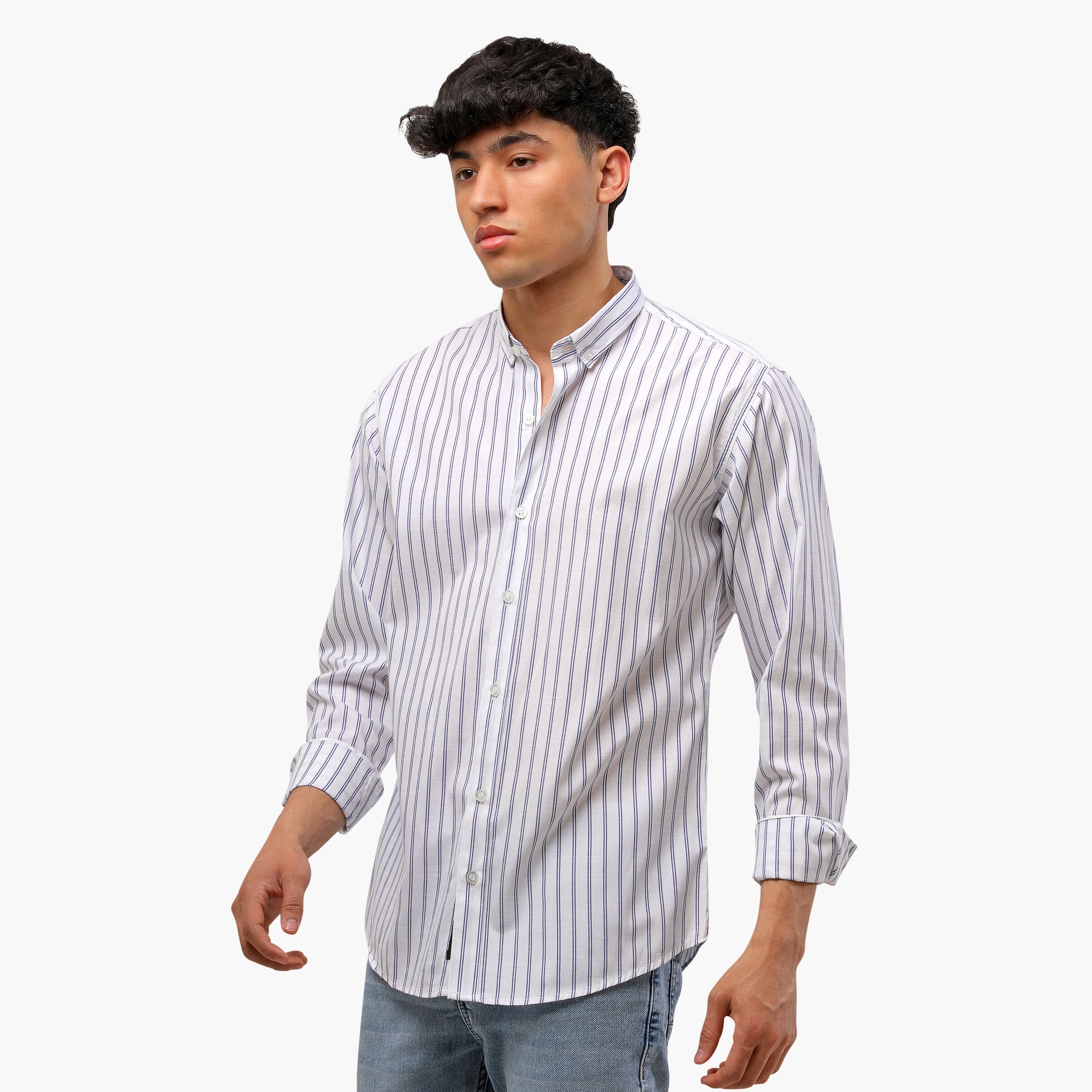 Slap Striped Two Line Shirt