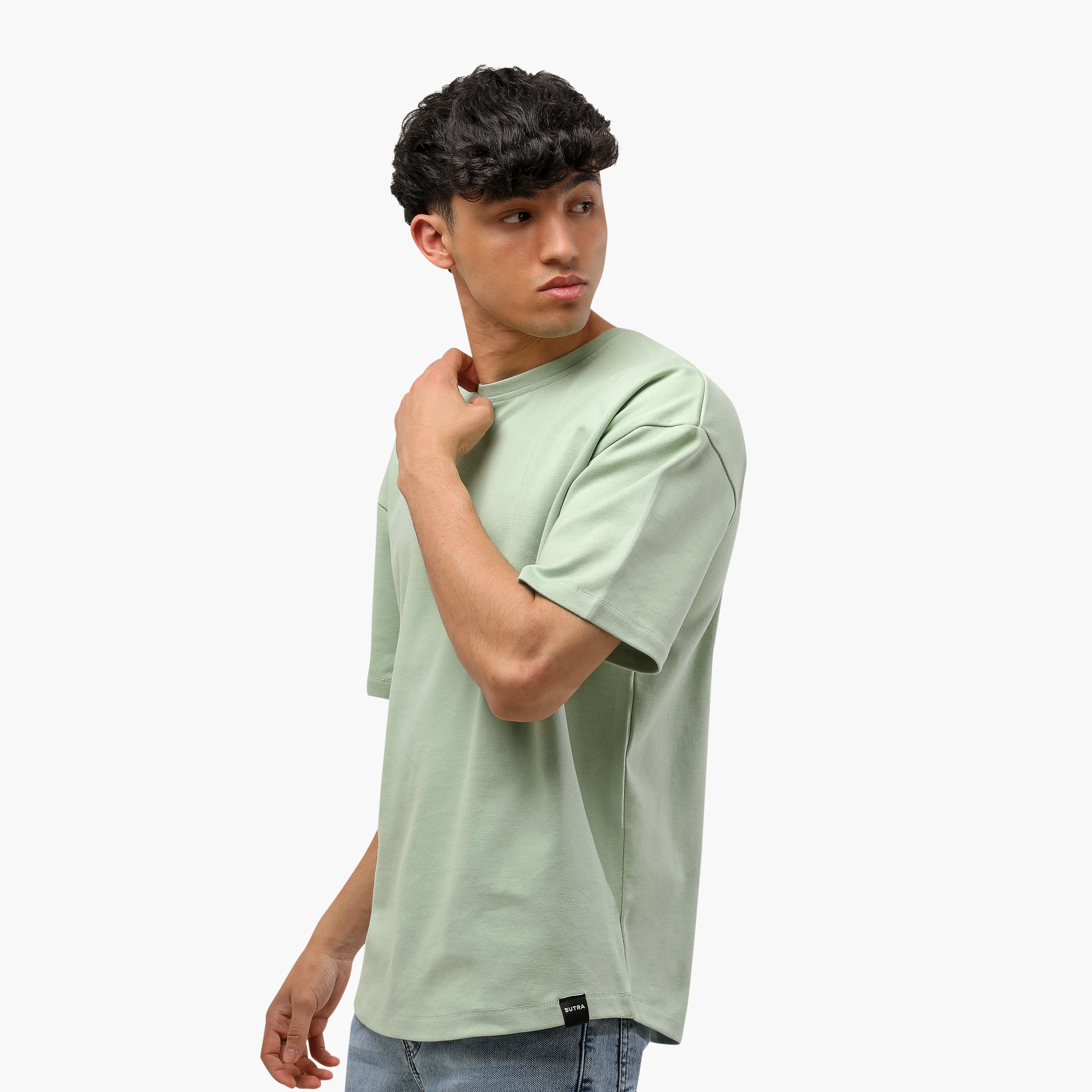 Over Size Polivar Cotton Basic T_Shirt