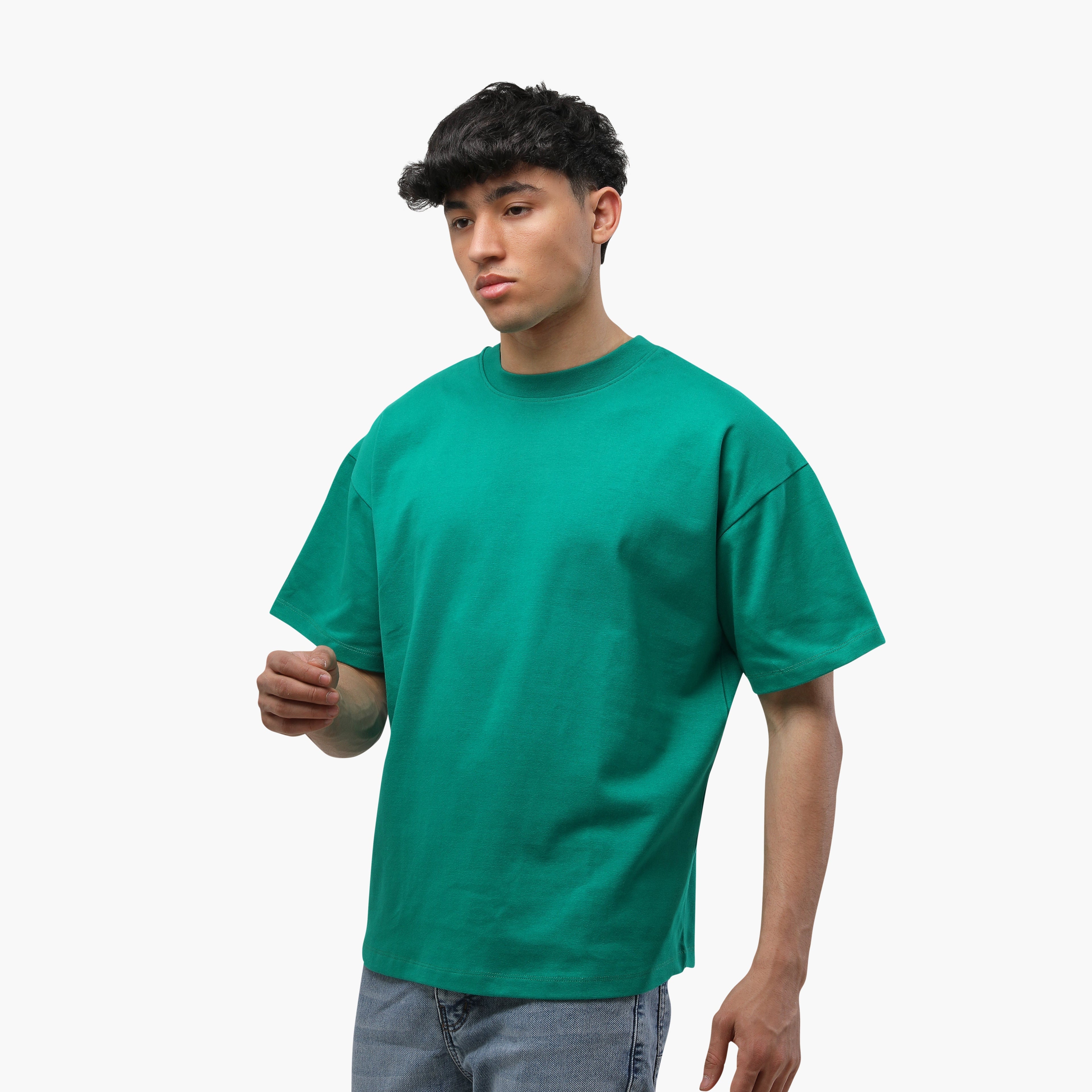 Over Size Polivar Cotton Basic T_Shirt