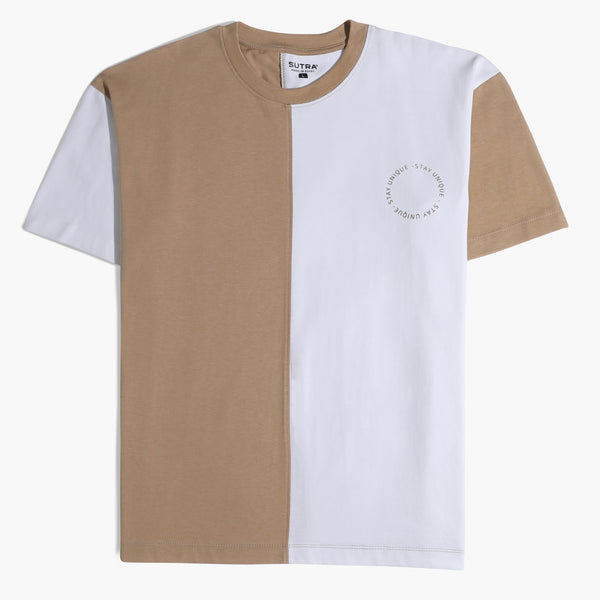 Heavy Two Color T-Shirt Stay Unique Coffee