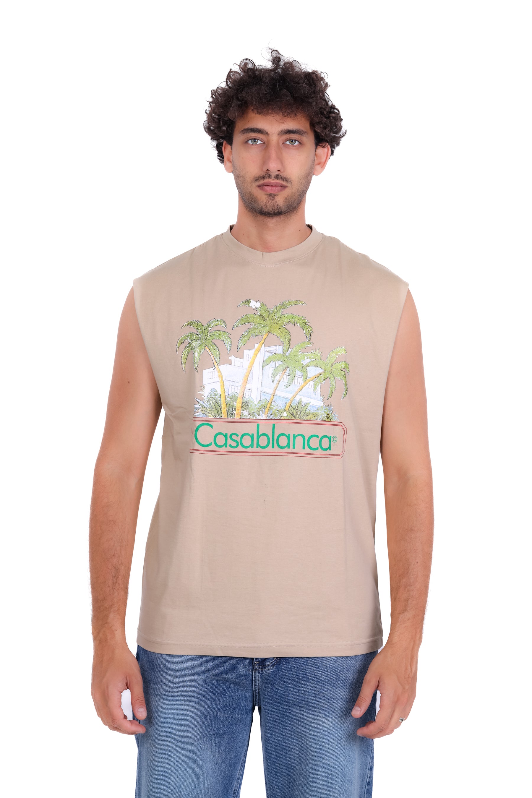 Printed Cut T_Shirt Palm