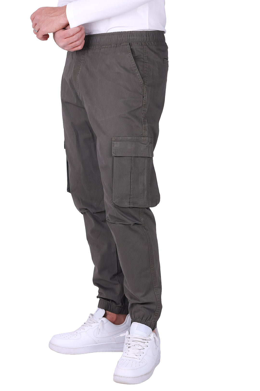 Gabardine Cargo Jogger Slit Cut