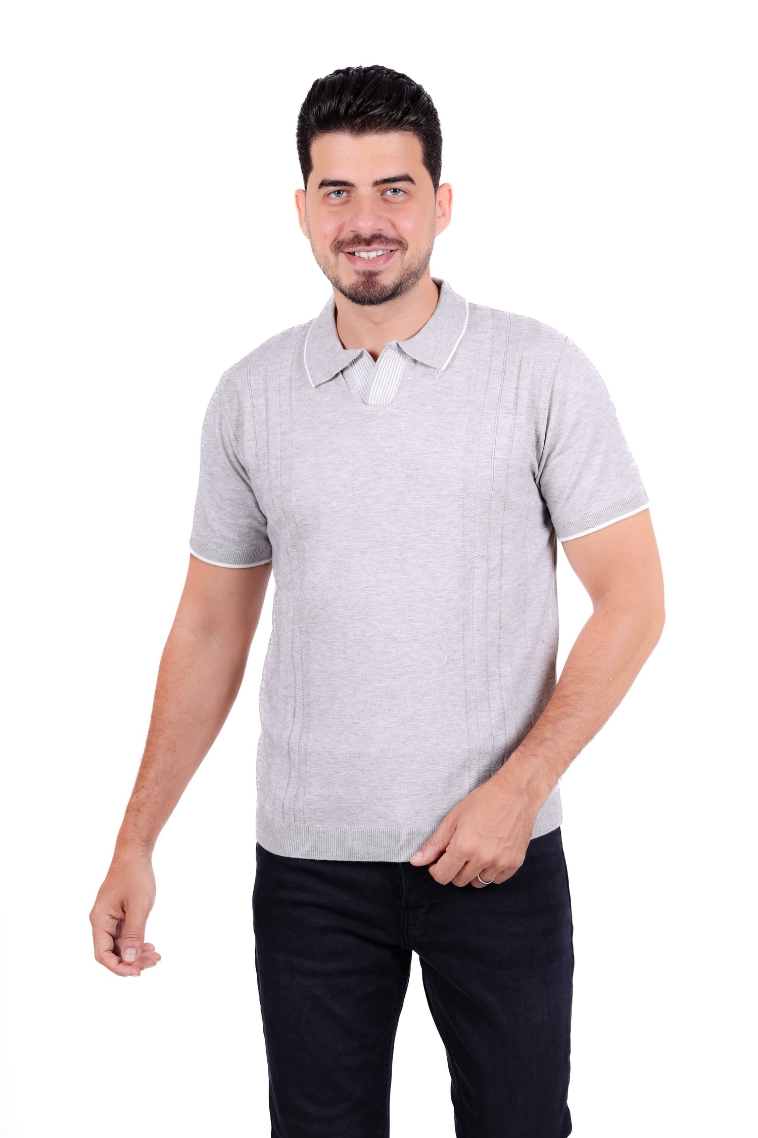 Knitwear Polo T_Shirt MHS022