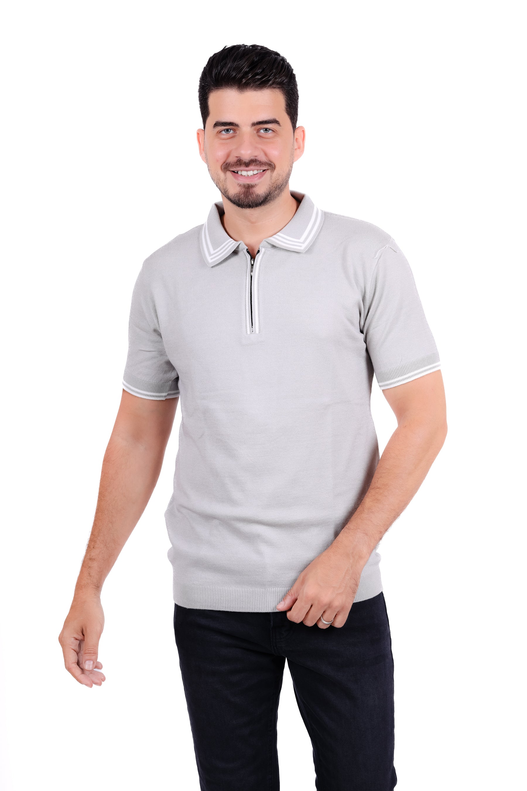 Knitwear Polo T_Shirt MHS015