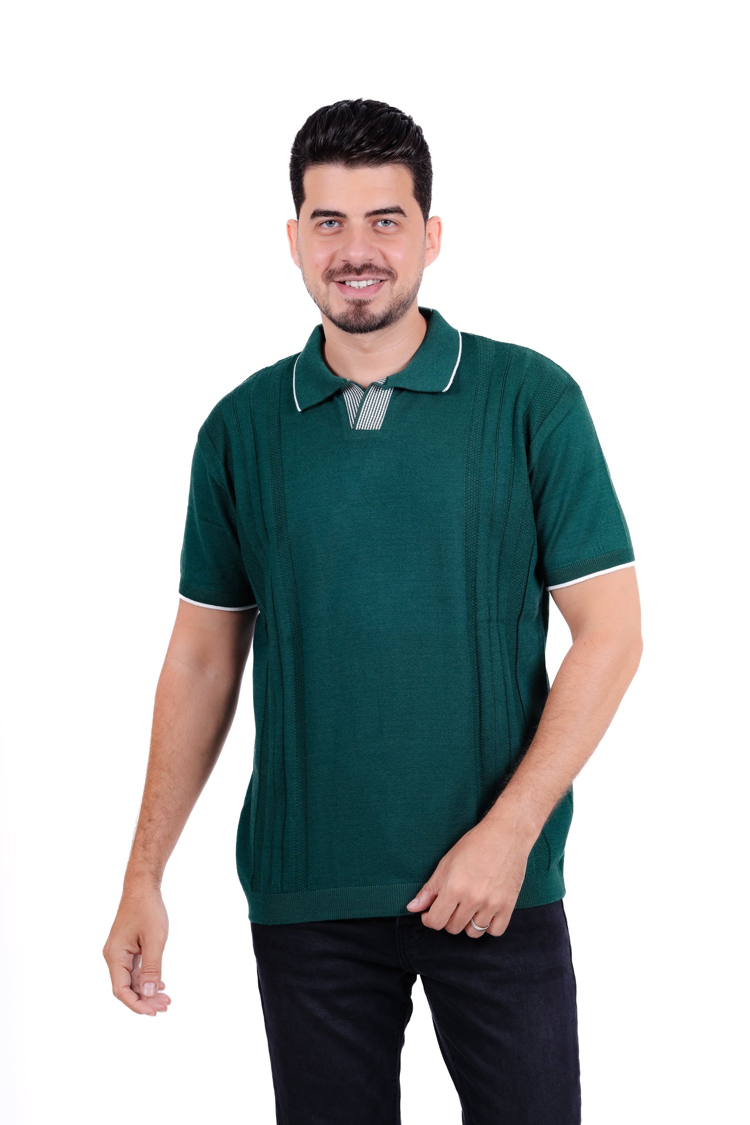 Knitwear Polo T_Shirt MHS022