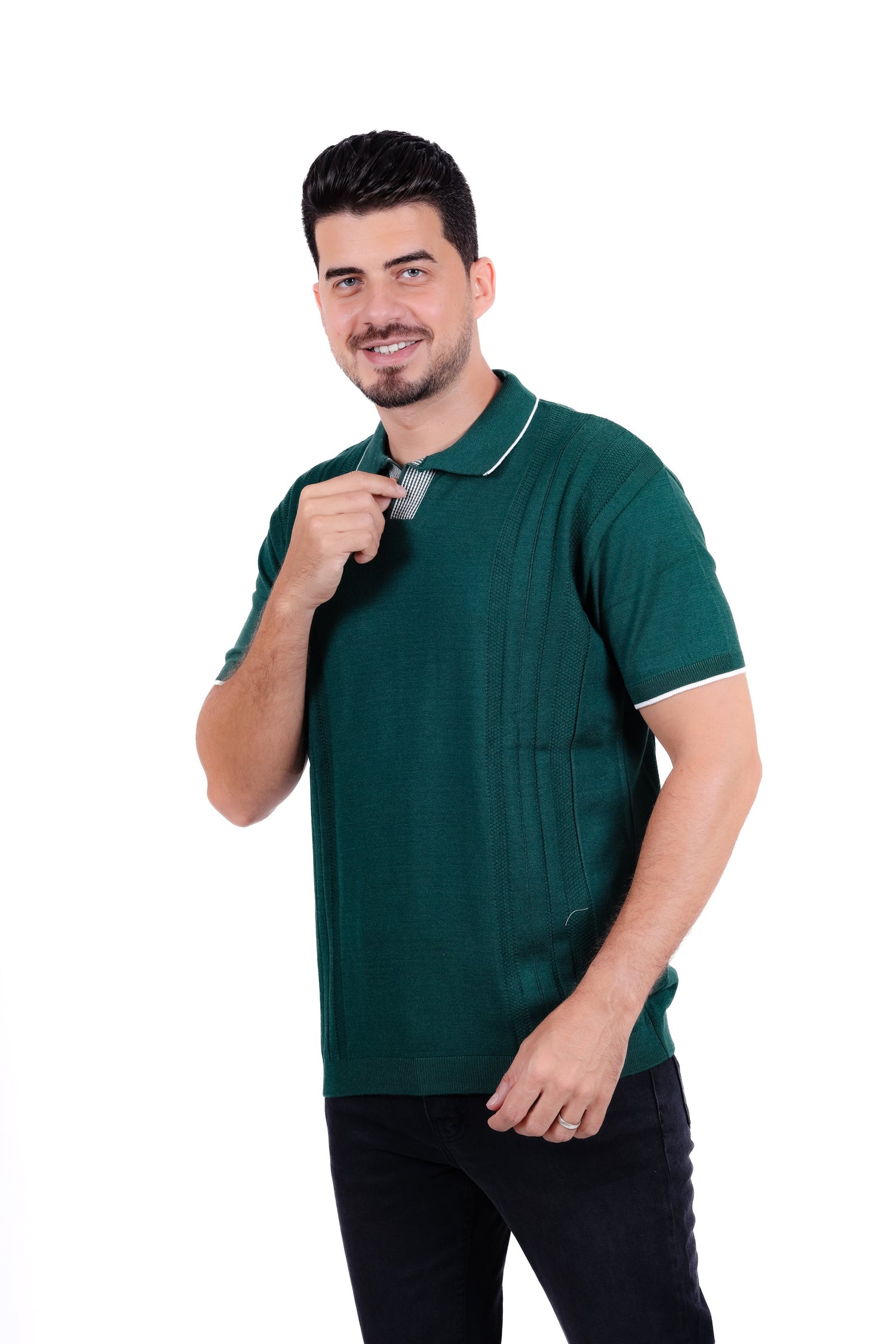 Knitwear Polo T_Shirt MHS022