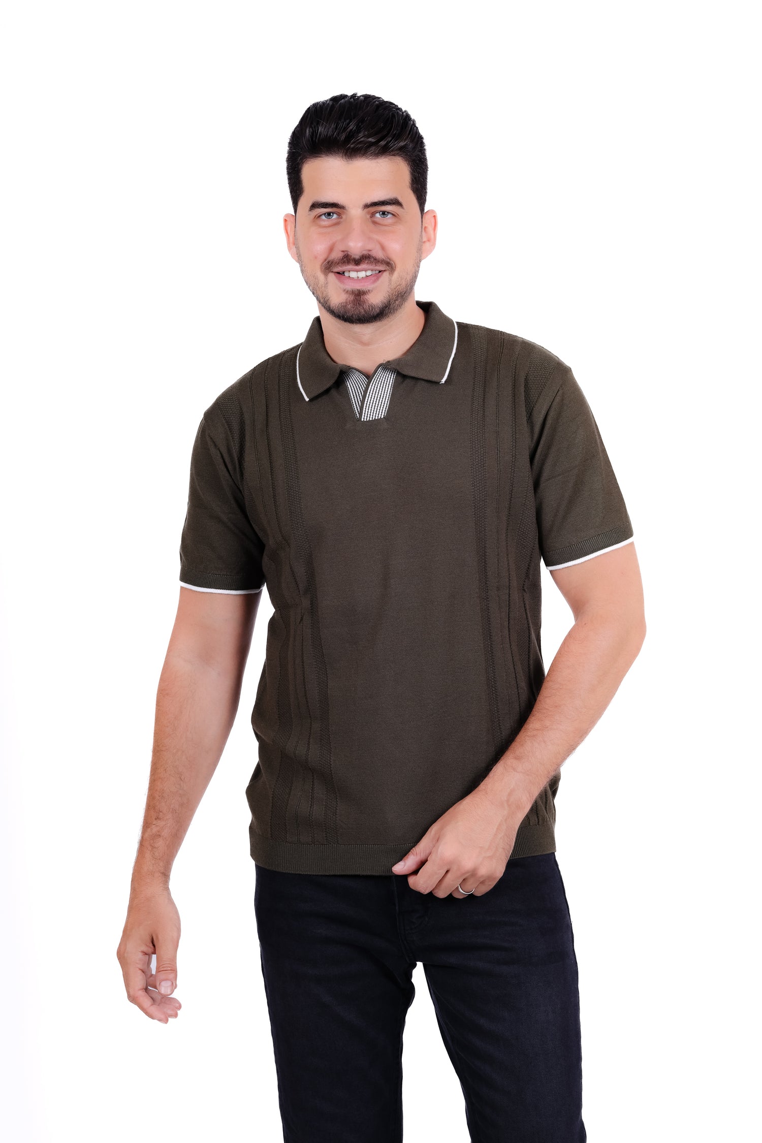 Knitwear Polo T_Shirt MHS022