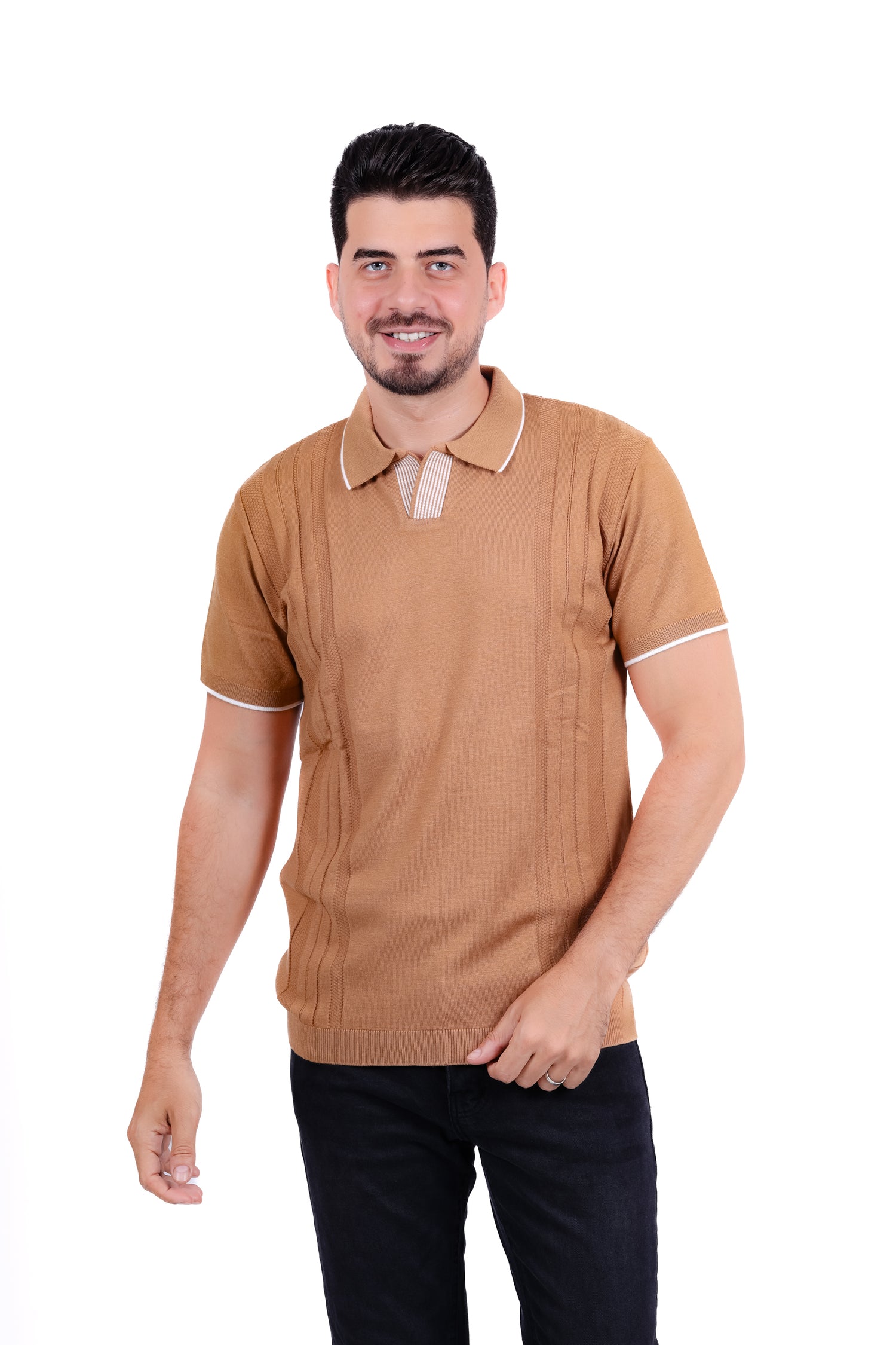 Knitwear Polo T_Shirt MHS022