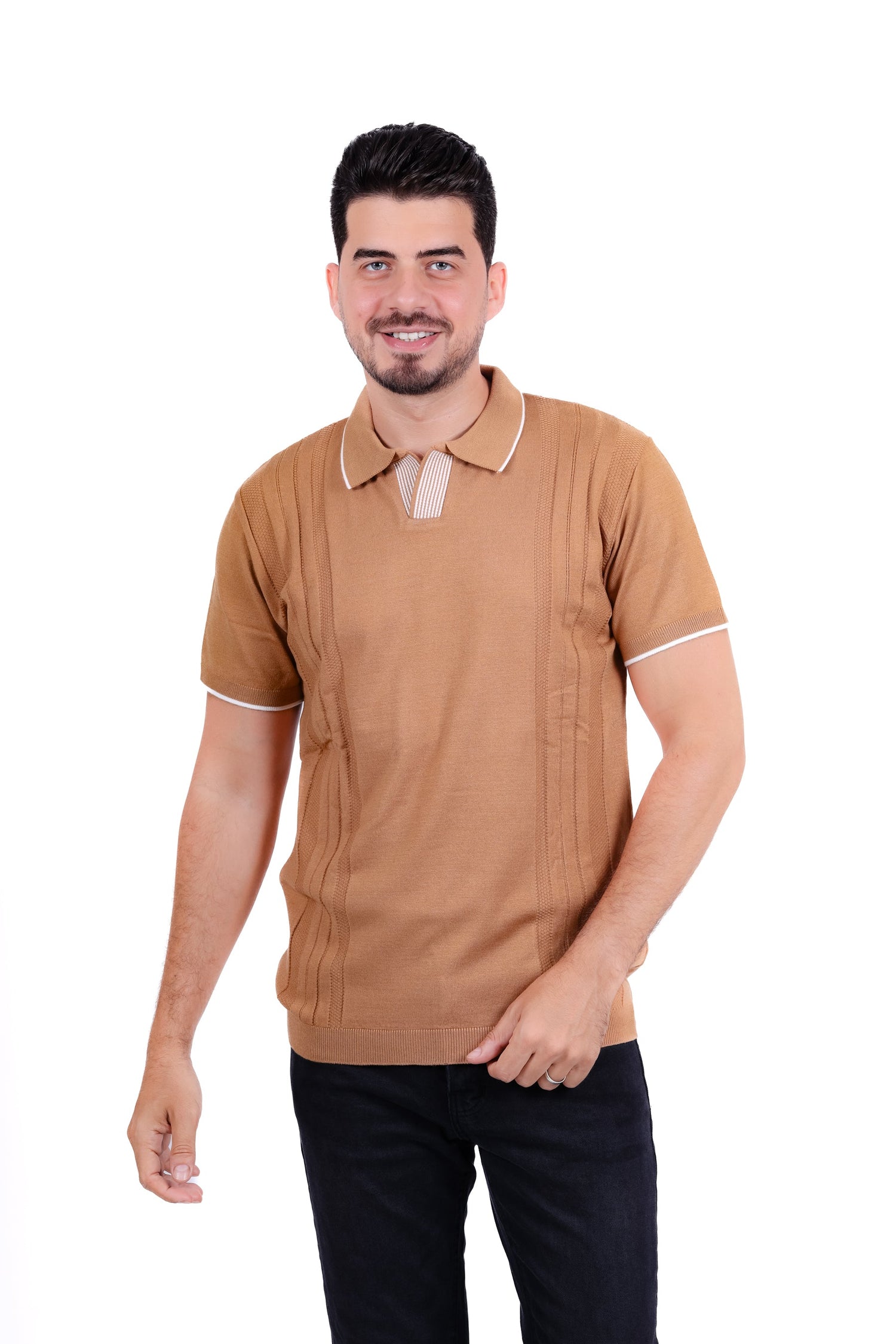 Knitwear Polo T_Shirt MHS022