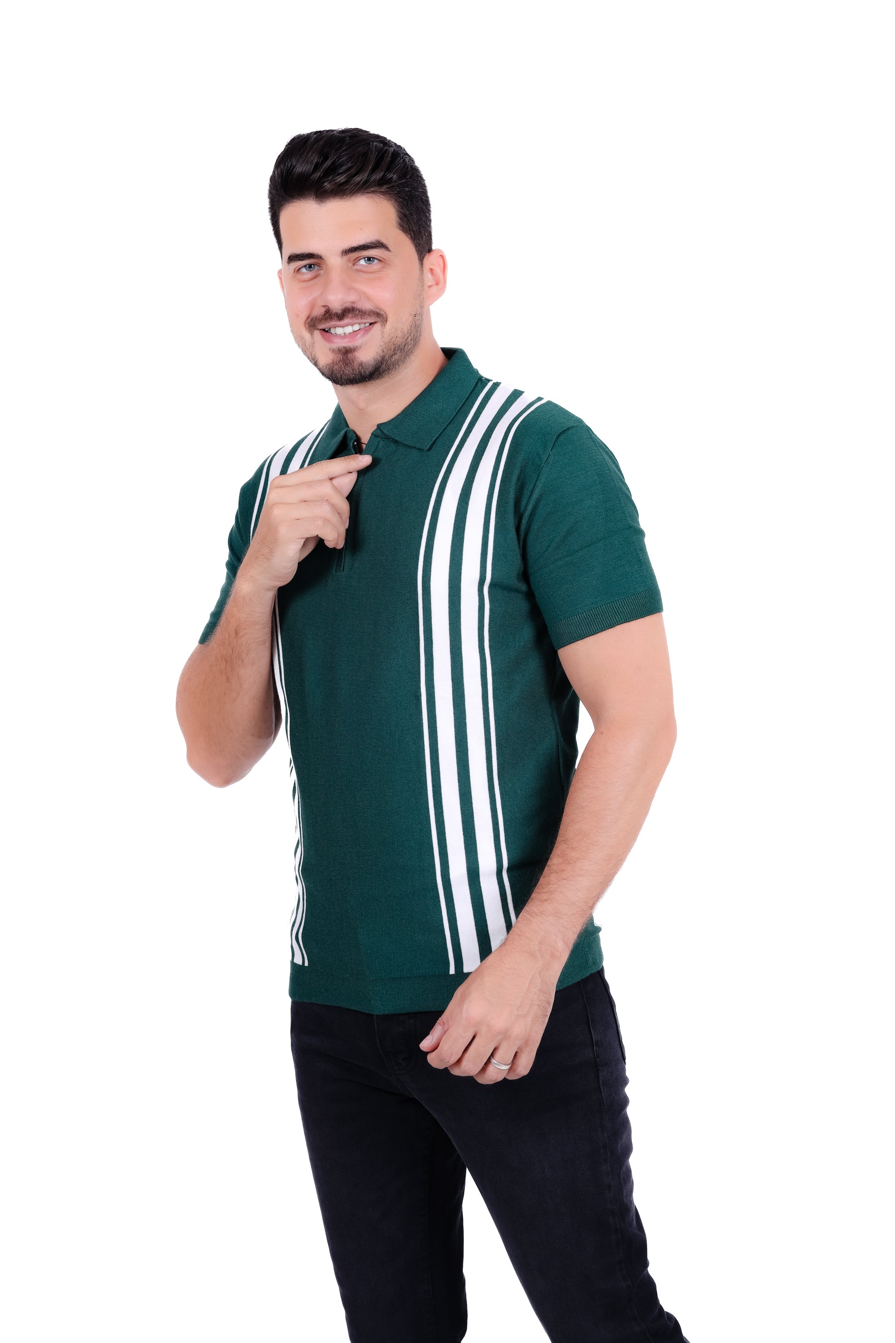 Knitwear Polo T_Shirt MHS014