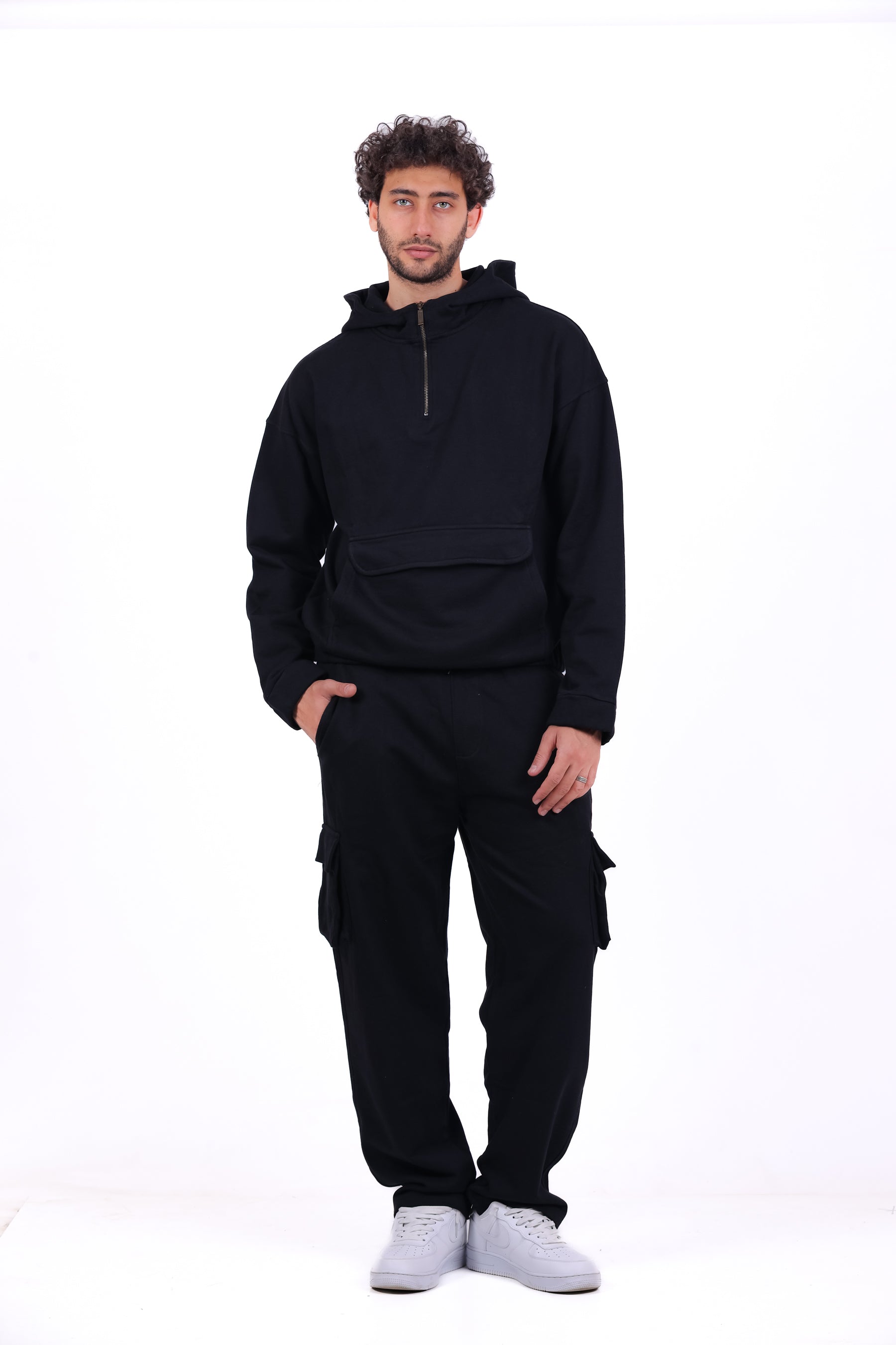 Over Size TR Half Zipped Kanga_Set