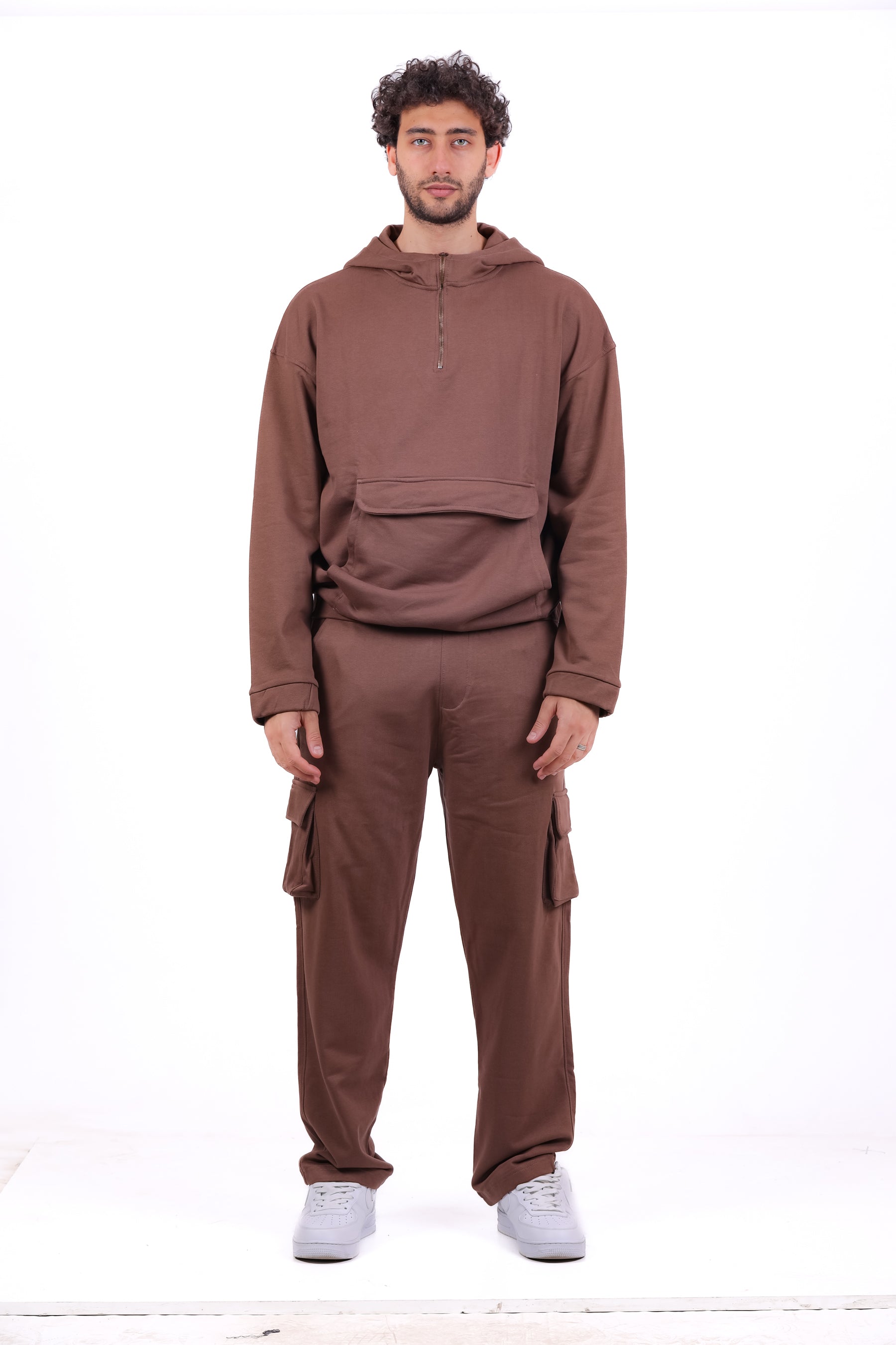 Over Size TR Half Zipped Kanga_Set