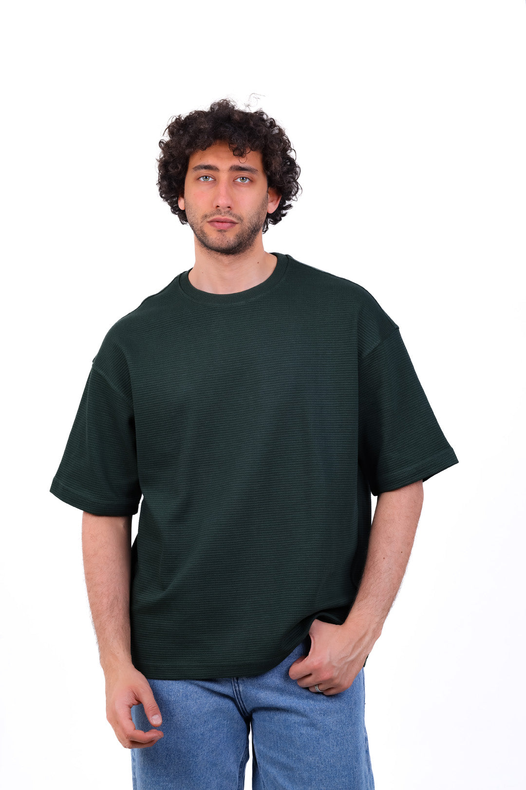 Basic Round Waffle T_Shirt