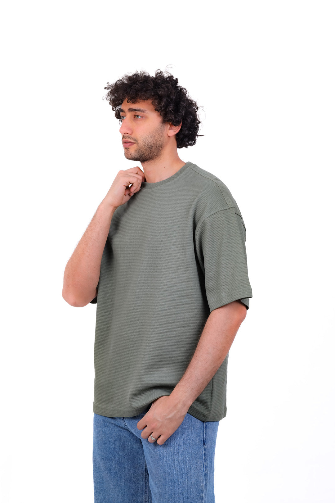 Basic Round Waffle T_Shirt