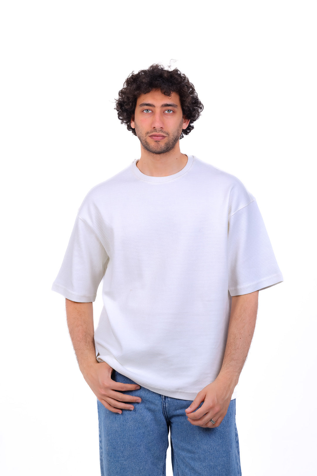 Basic Round Waffle T_Shirt