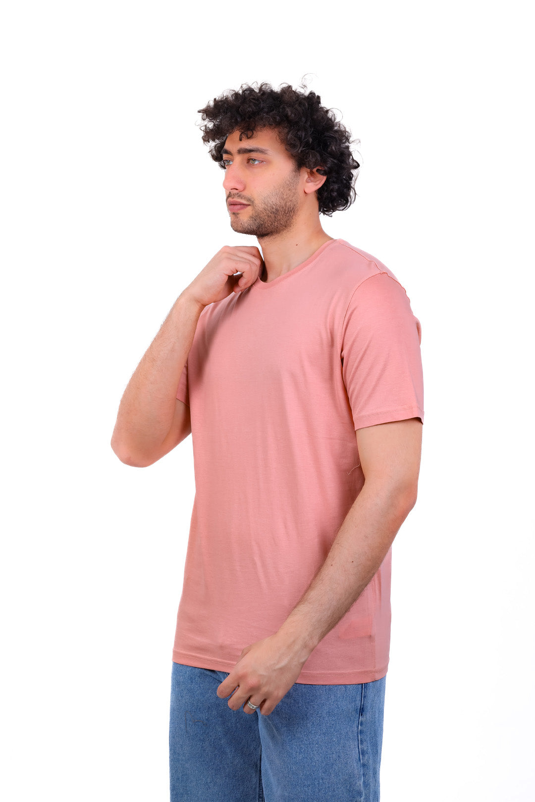 Basic Slim Fit Round T_Shirt