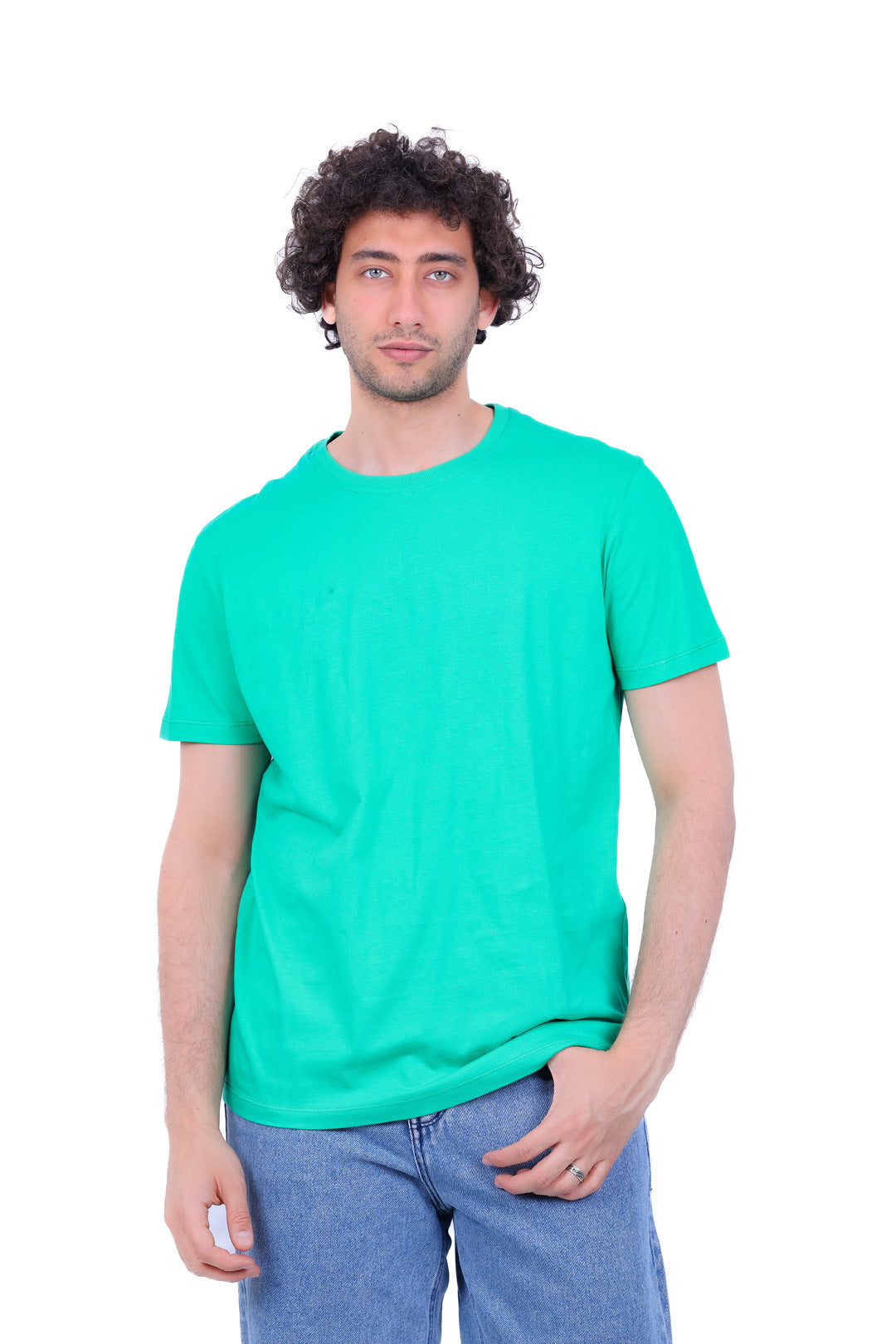 Basic Slim Fit Round T_Shirt