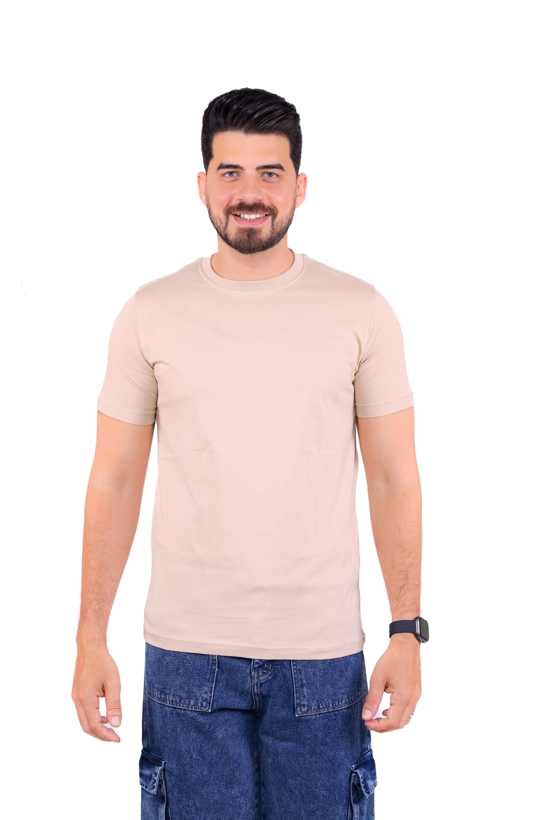 Basic Slim Fit Round T_Shirt