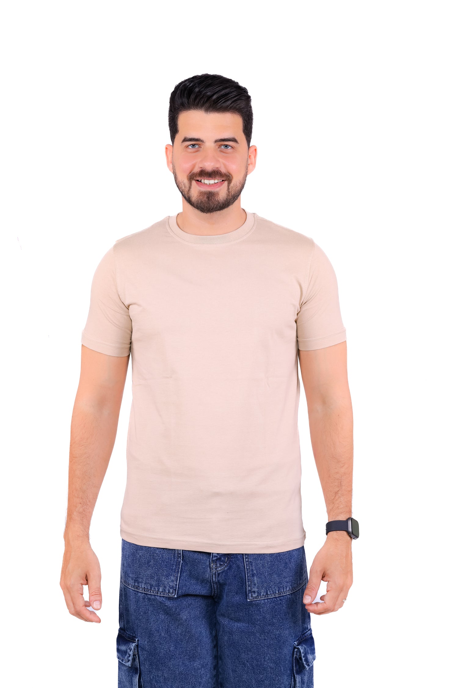 Basic Slim Fit Round T_Shirt