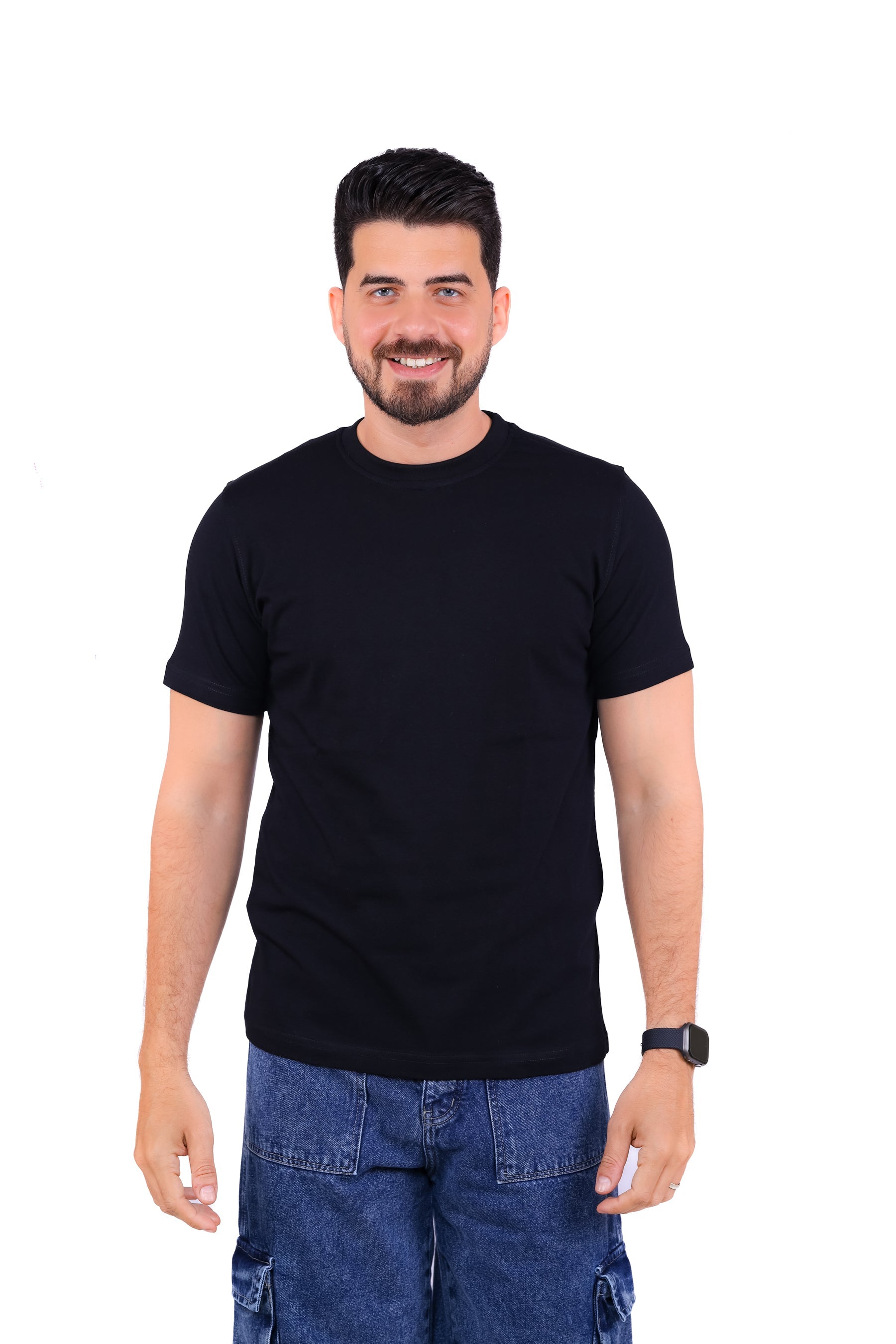 Basic Slim Fit Round T_Shirt