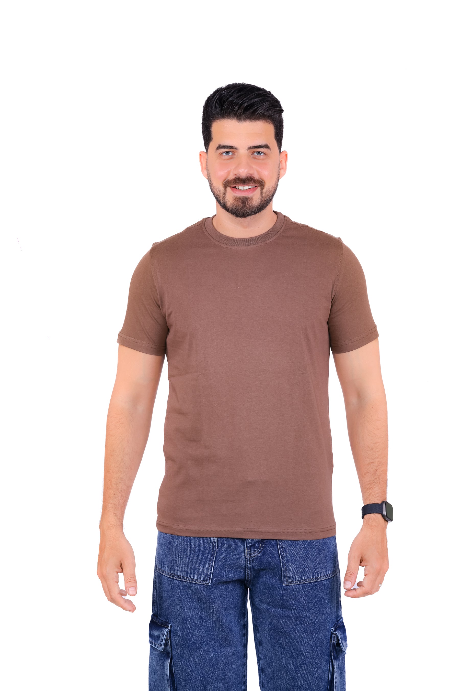 Basic Slim Fit Round T_Shirt
