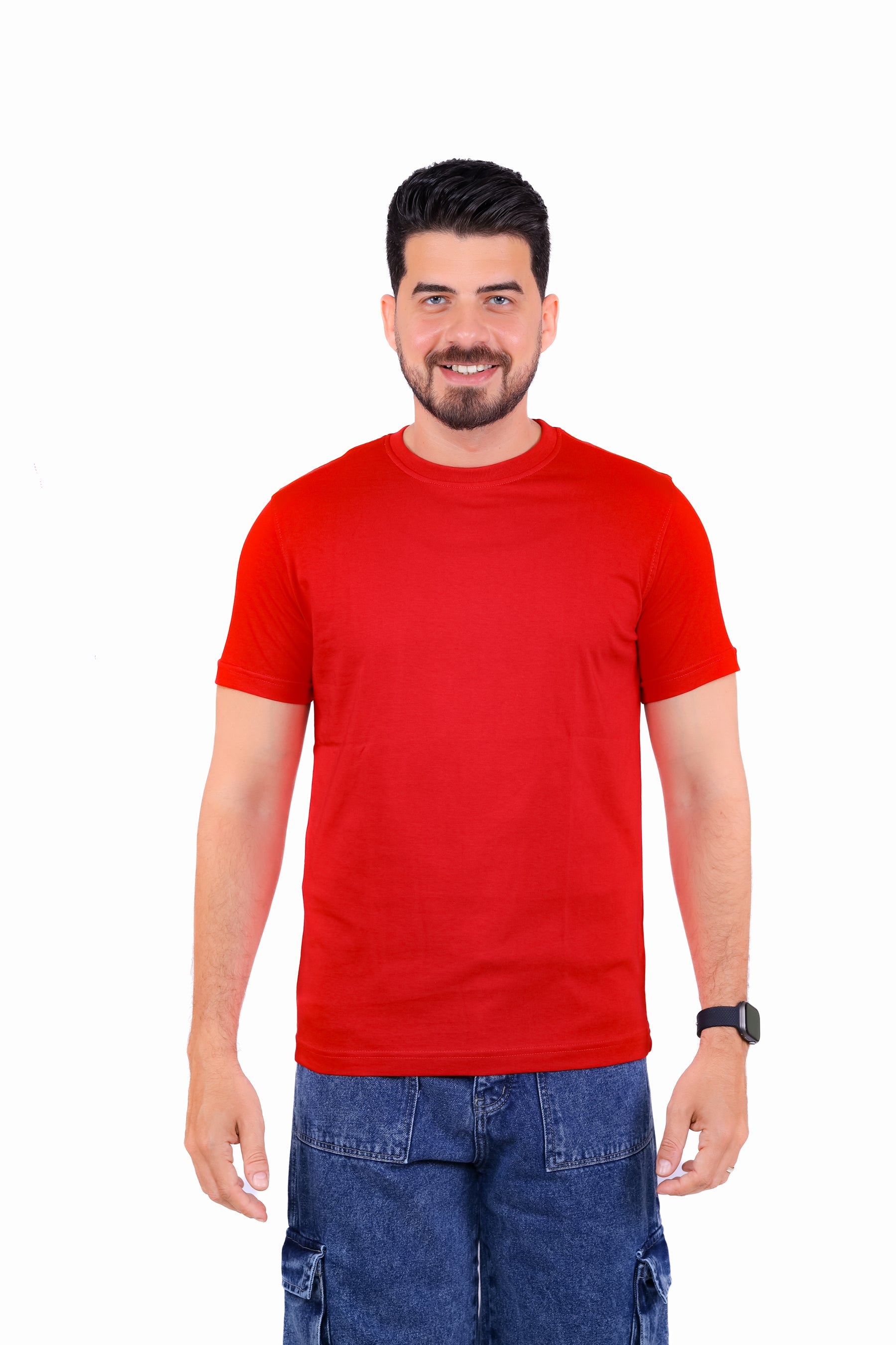 Basic Slim Fit Round T_Shirt