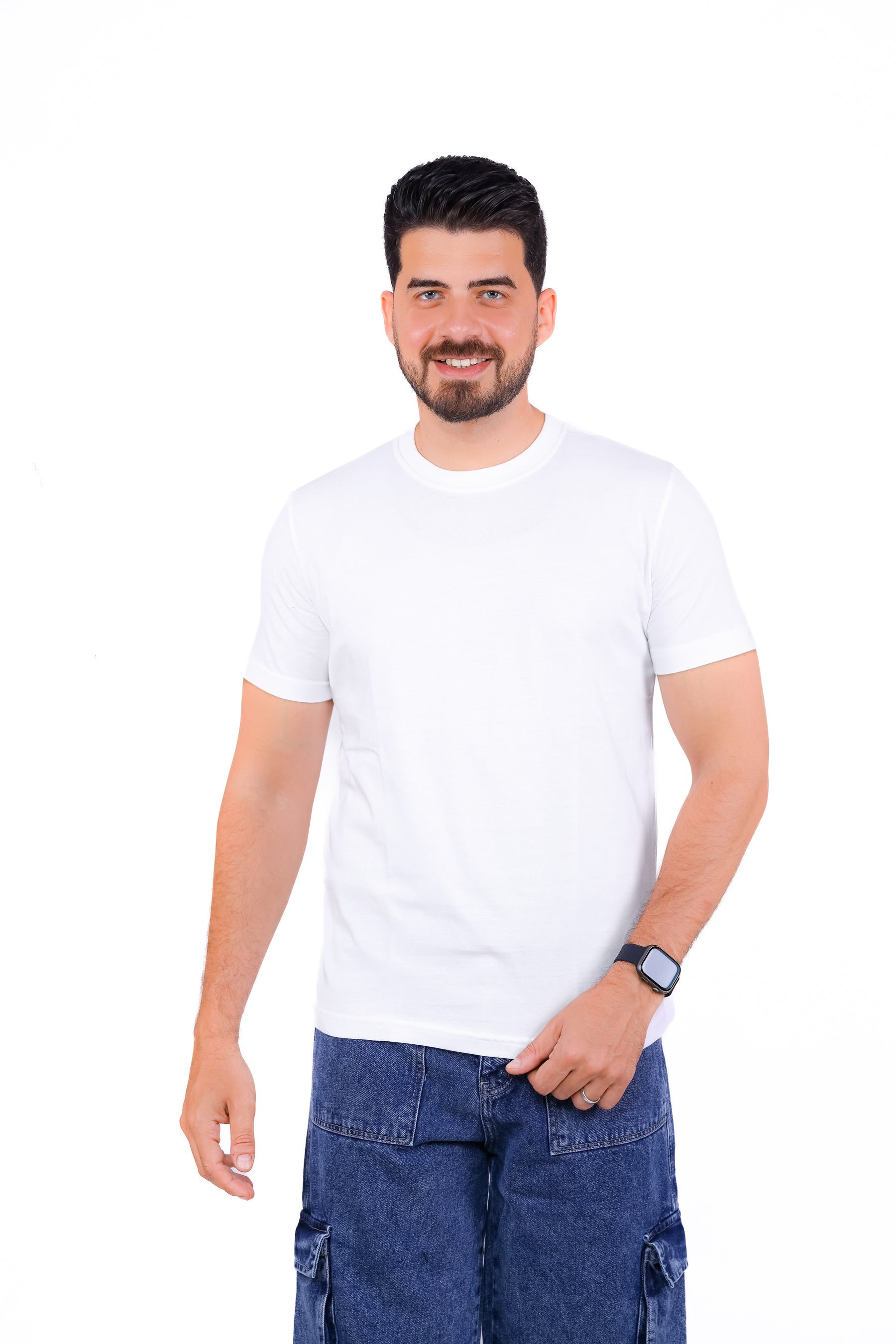 Basic Slim Fit Round T_Shirt