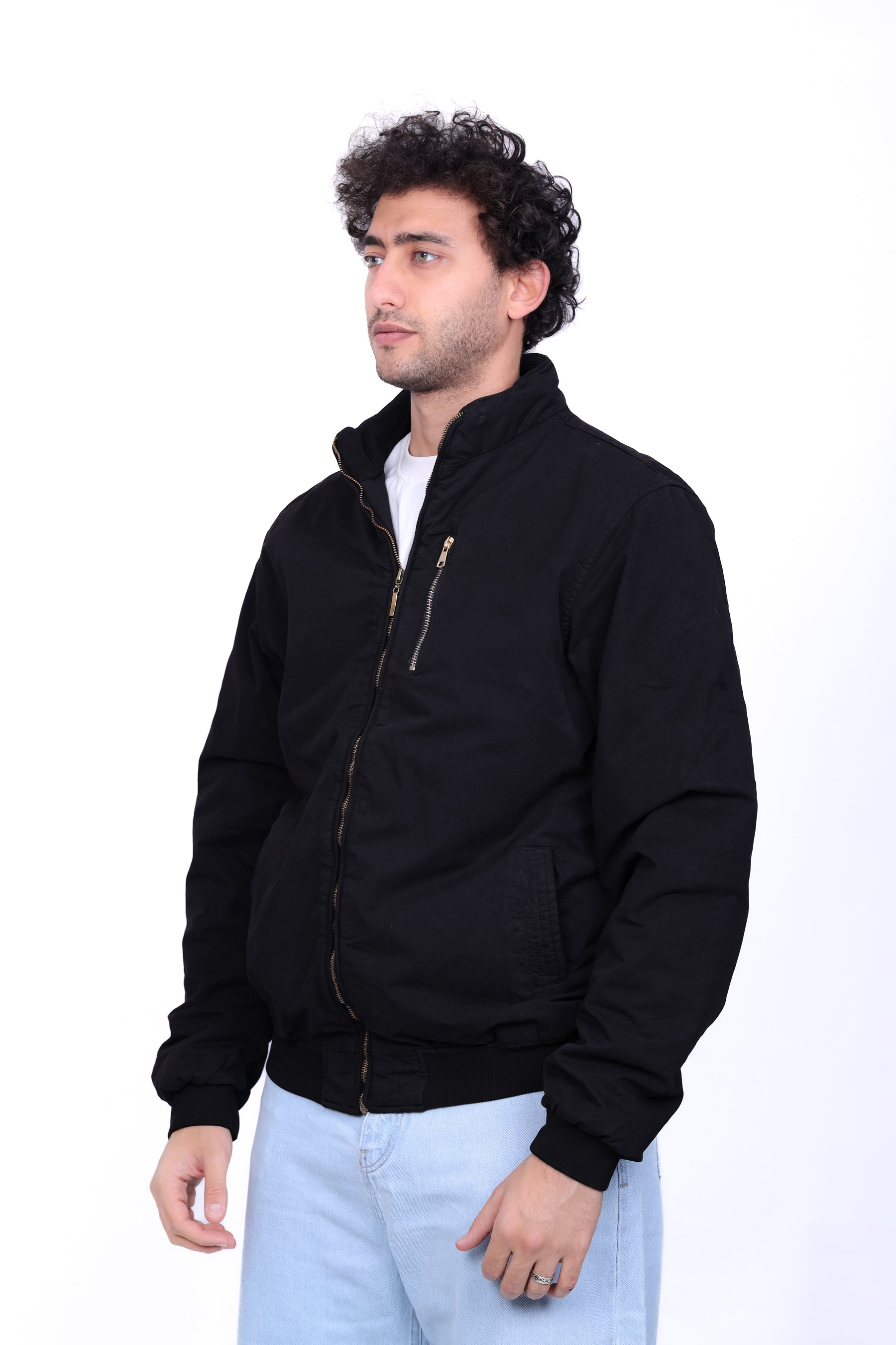 Gabardine Bomber Jacket 6003