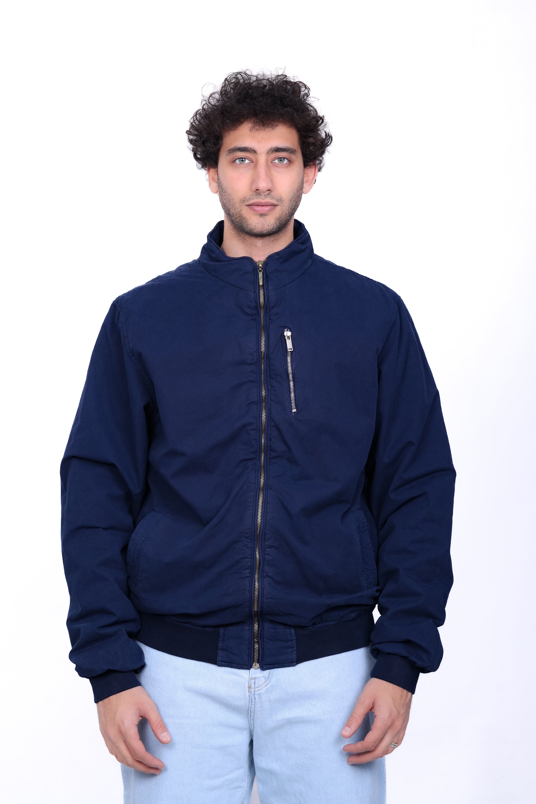 Gabardine Bomber Jacket 6003