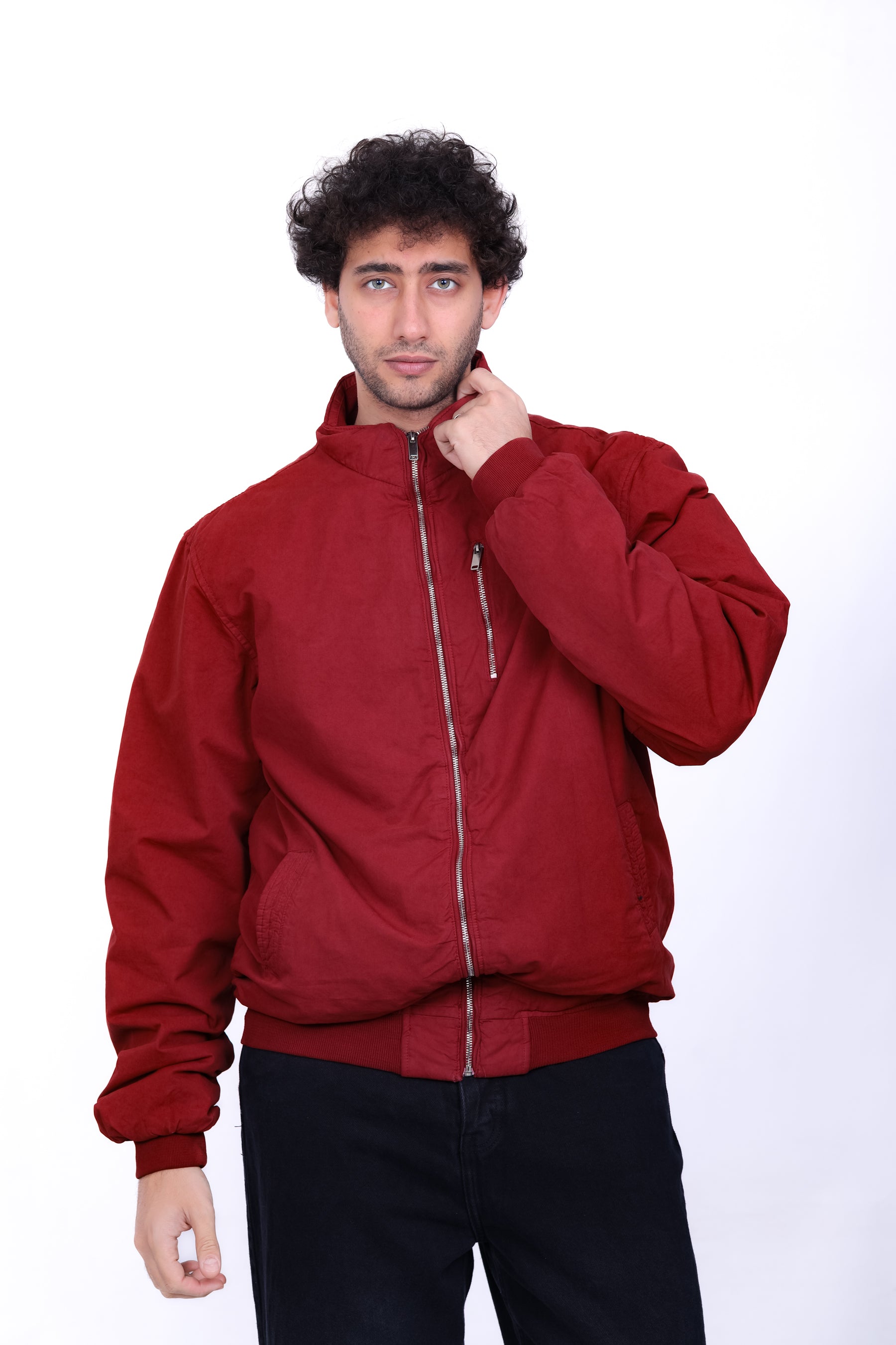 Gabardine Bomber Jacket 6003