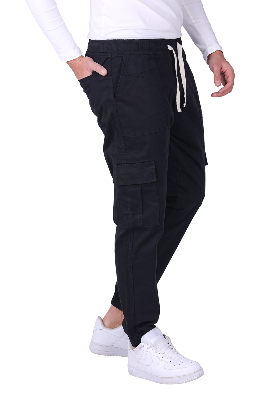 Gabardine Cargo Jogger