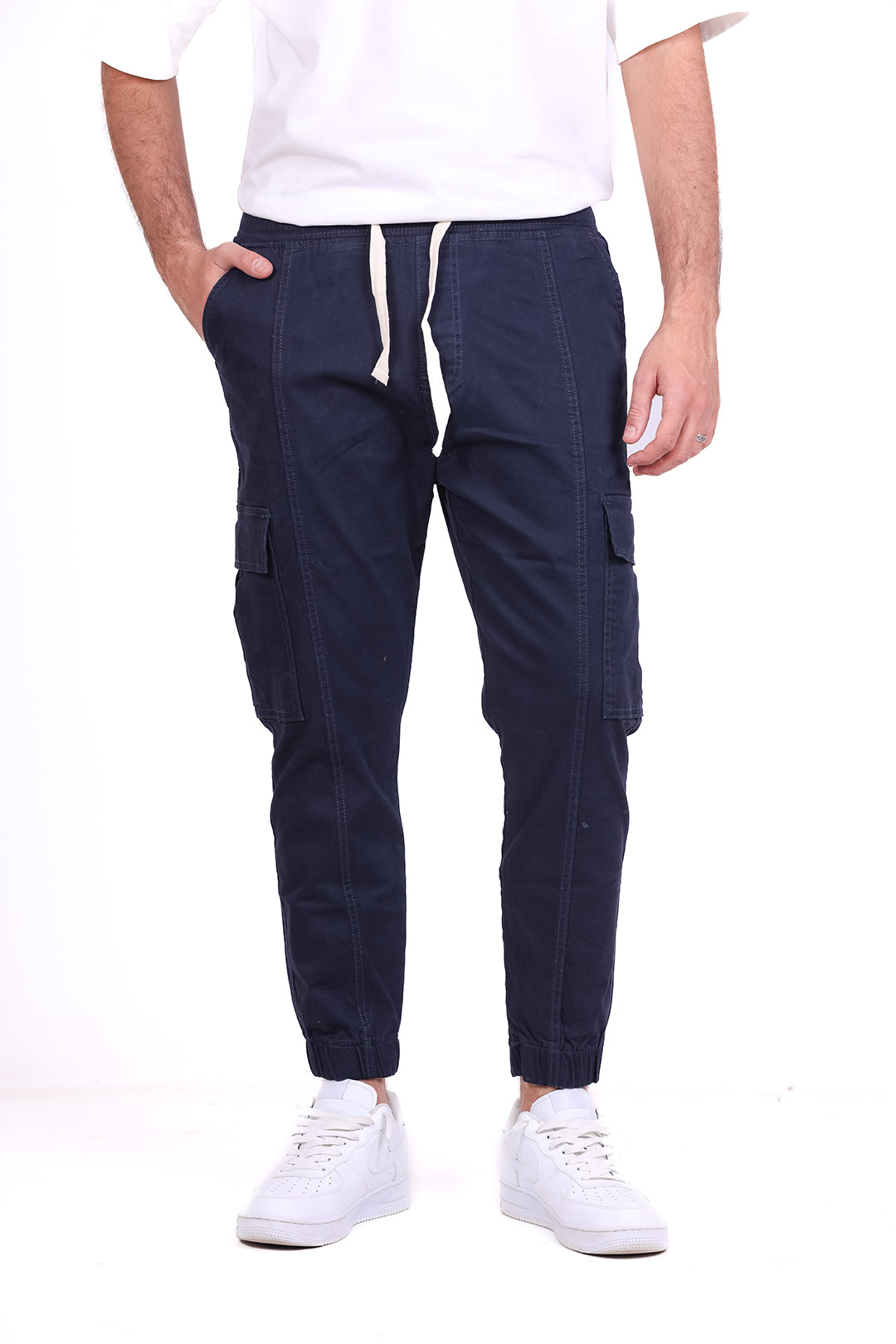 Gabardine Cargo Jogger Slit Cut