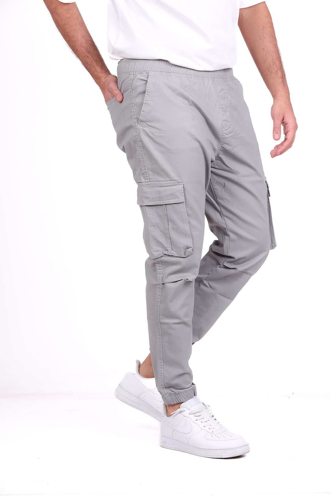 Gabardine Cargo Jogger Slit Cut