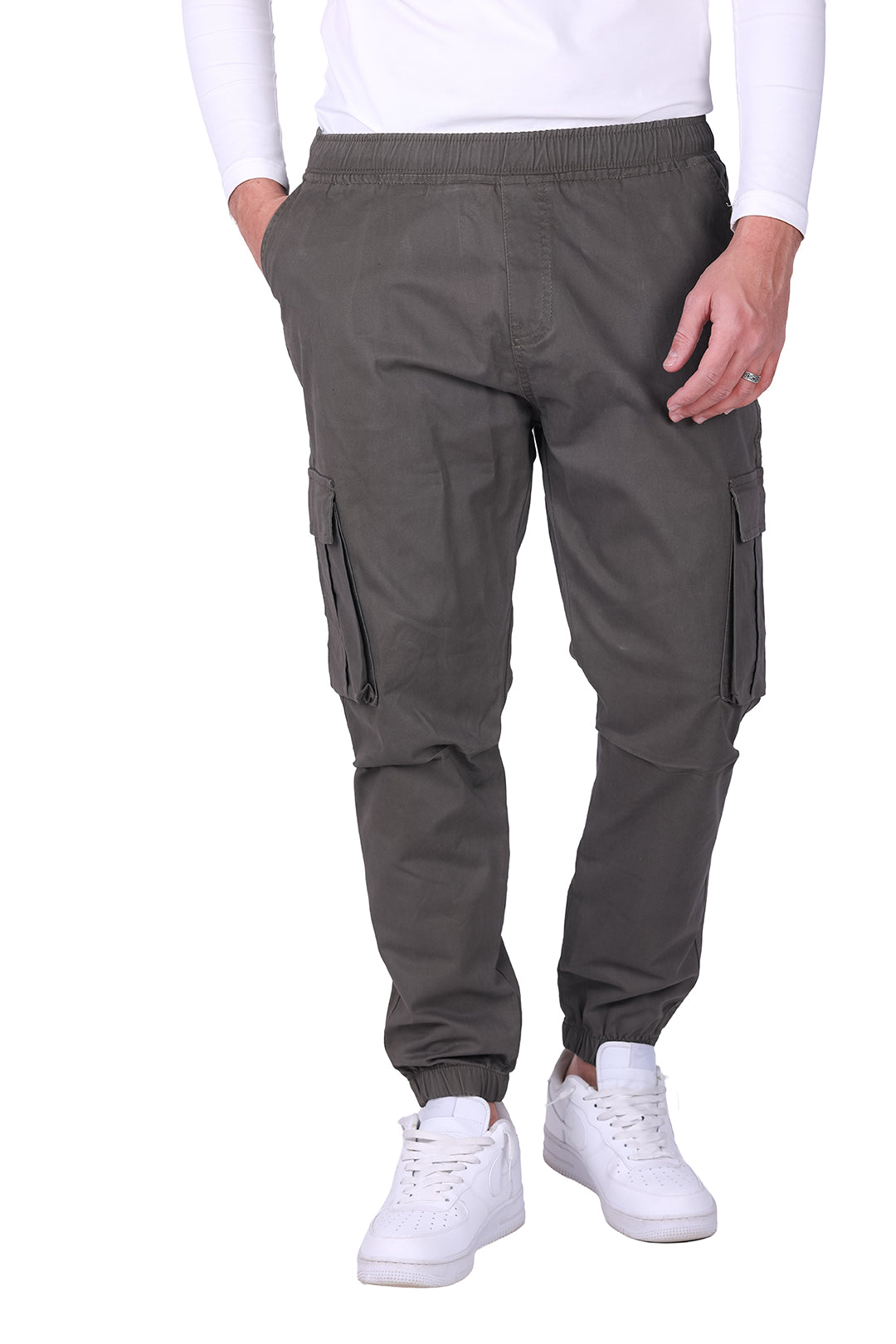 Gabardine Cargo Jogger