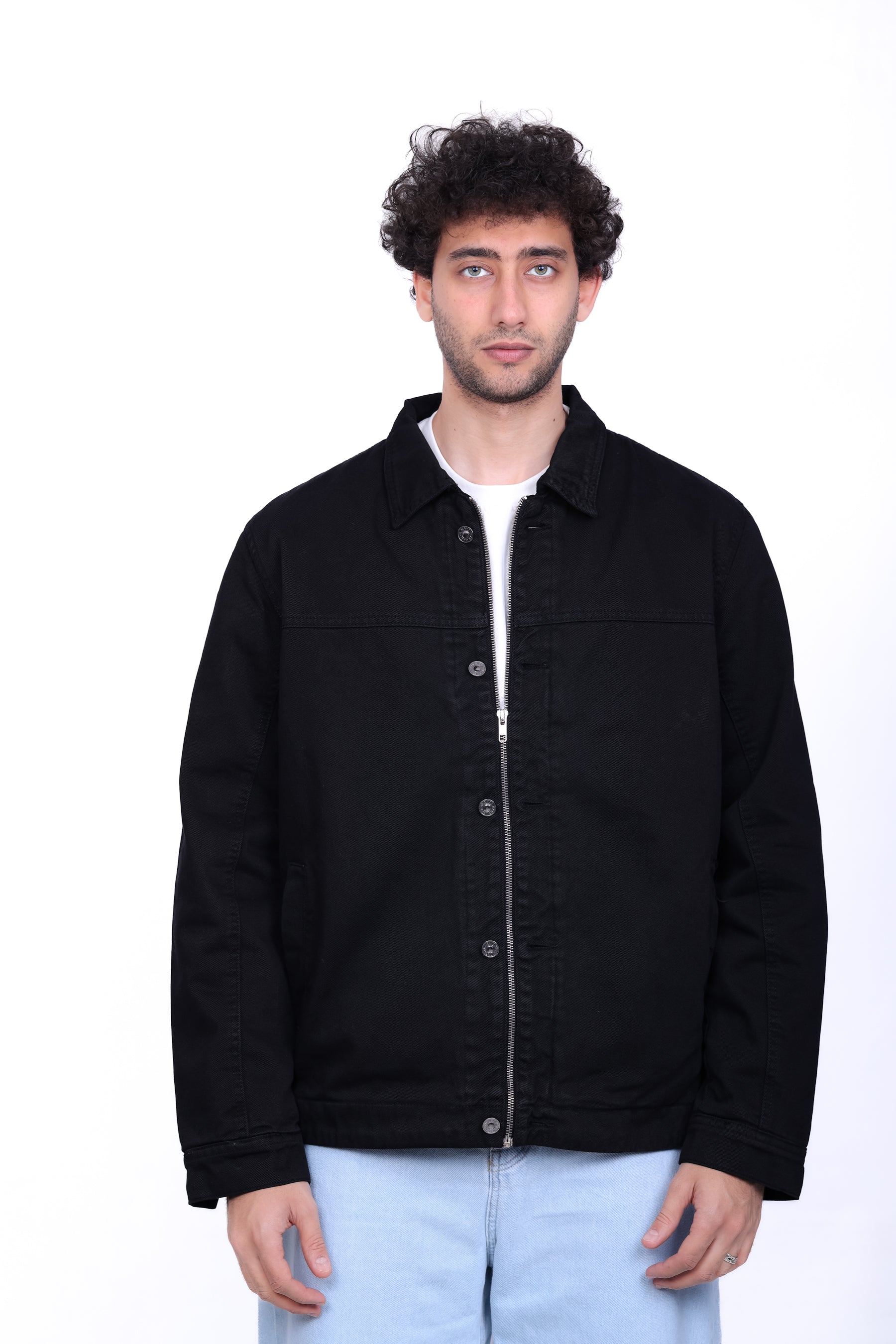 Gabardine Trucker Jacket 6016