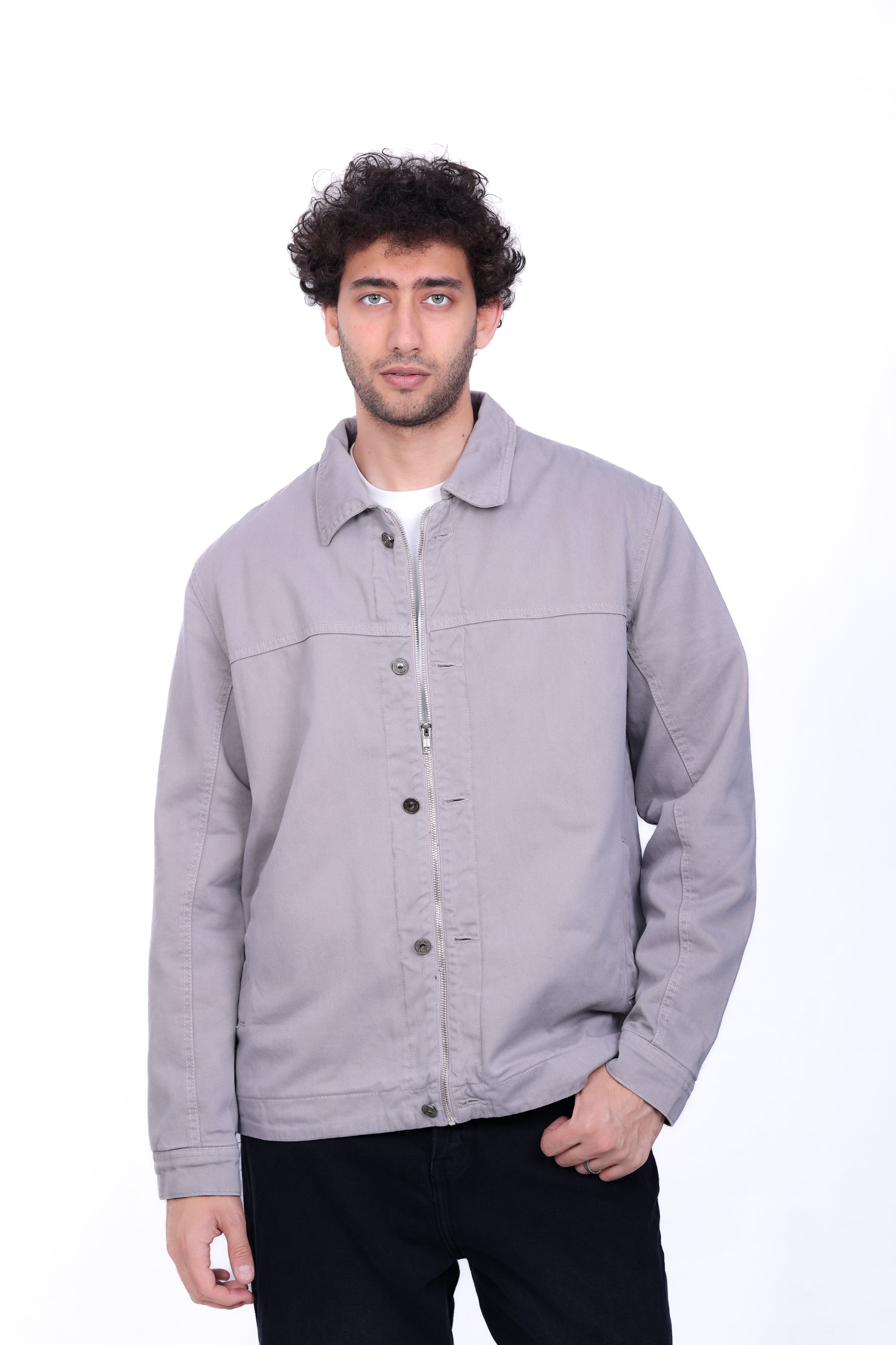 Gabardine Trucker Jacket 6016